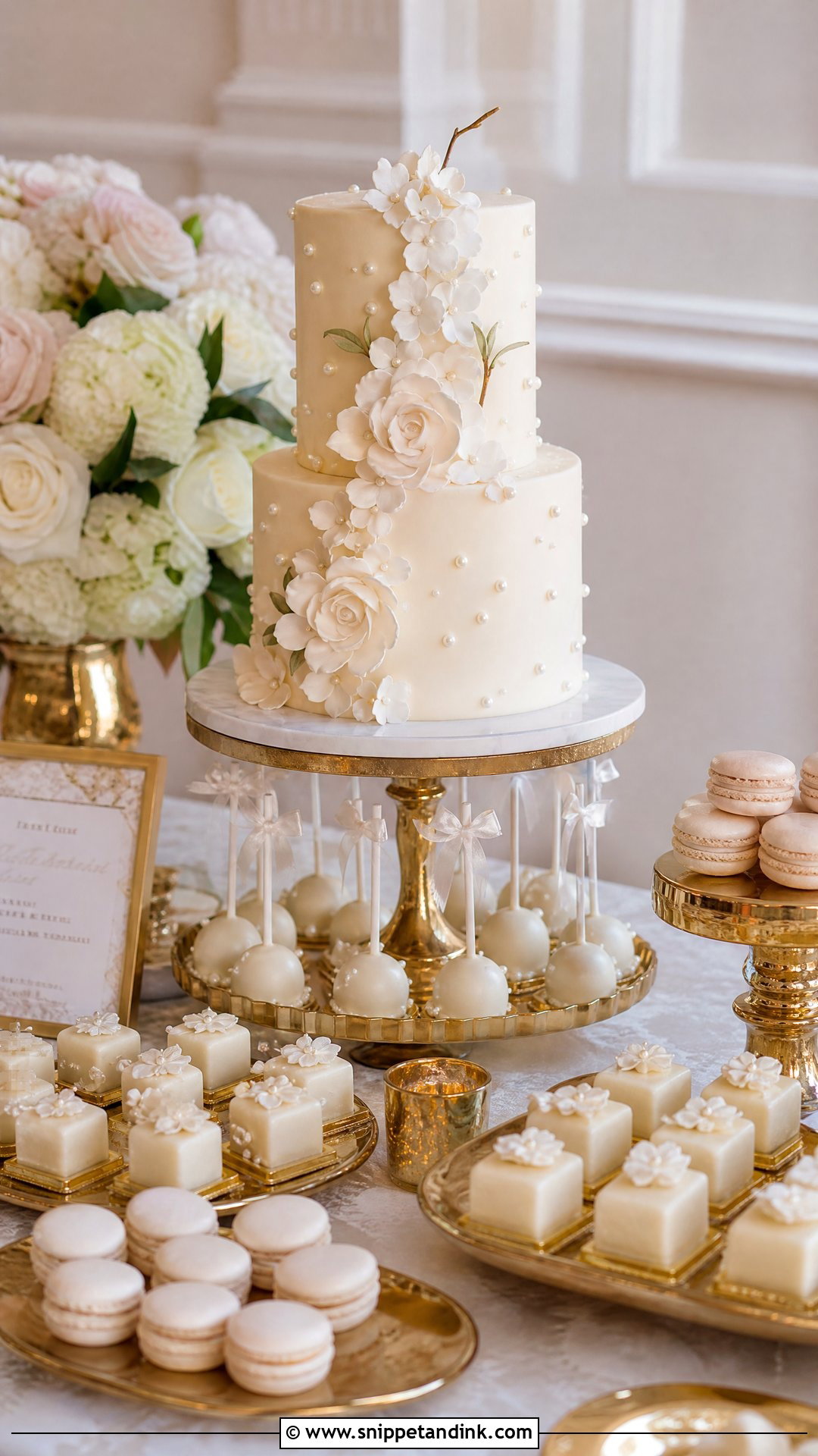 Dessert Table Wedding Cake - Snippet and Ink - 20 Unique Luxury Wedding Cake Ideas