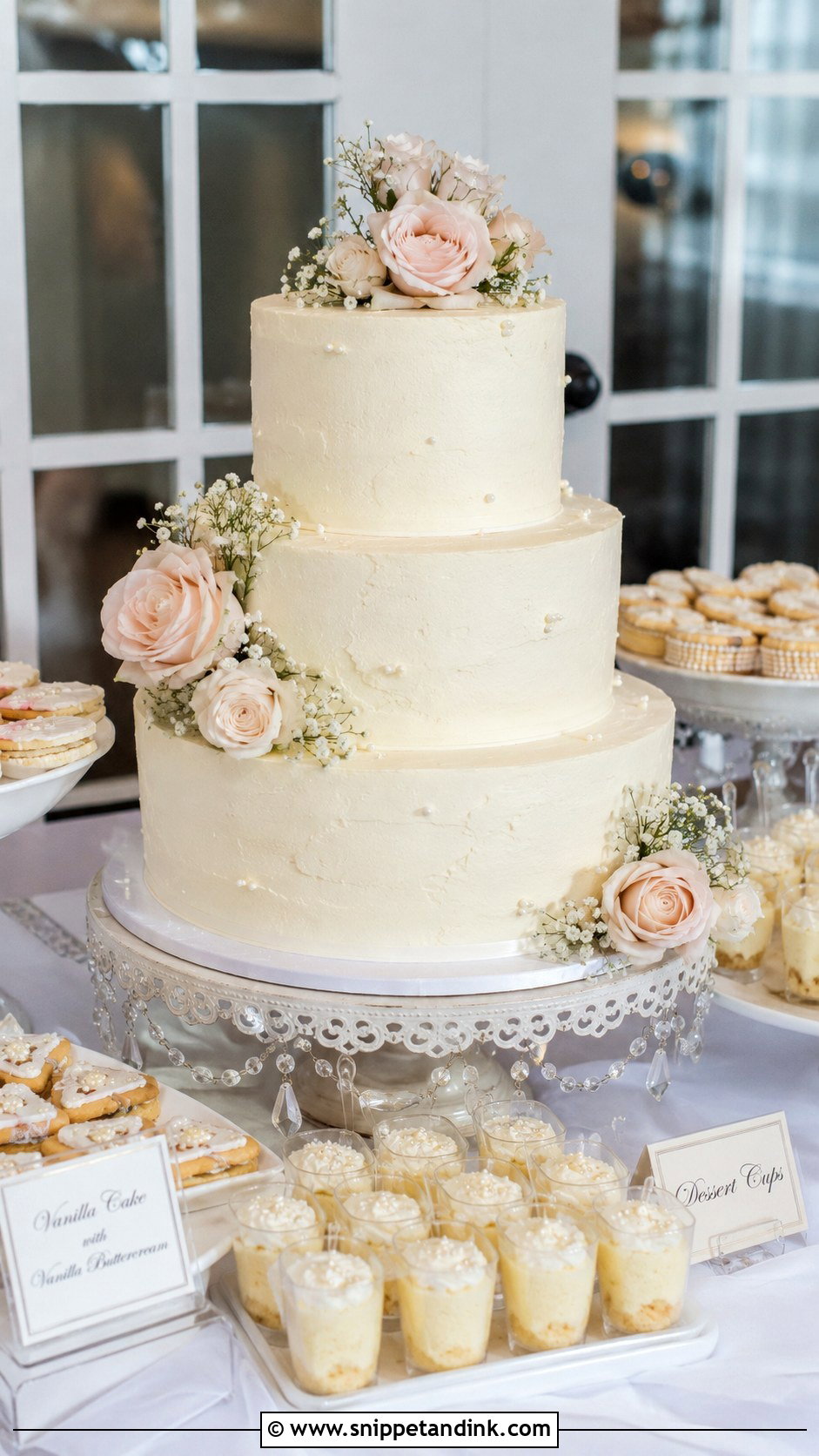 Dessert Table Wedding Cake For 150 Guests - Snippet and Ink - 20 Wedding Cake for 150 Guests