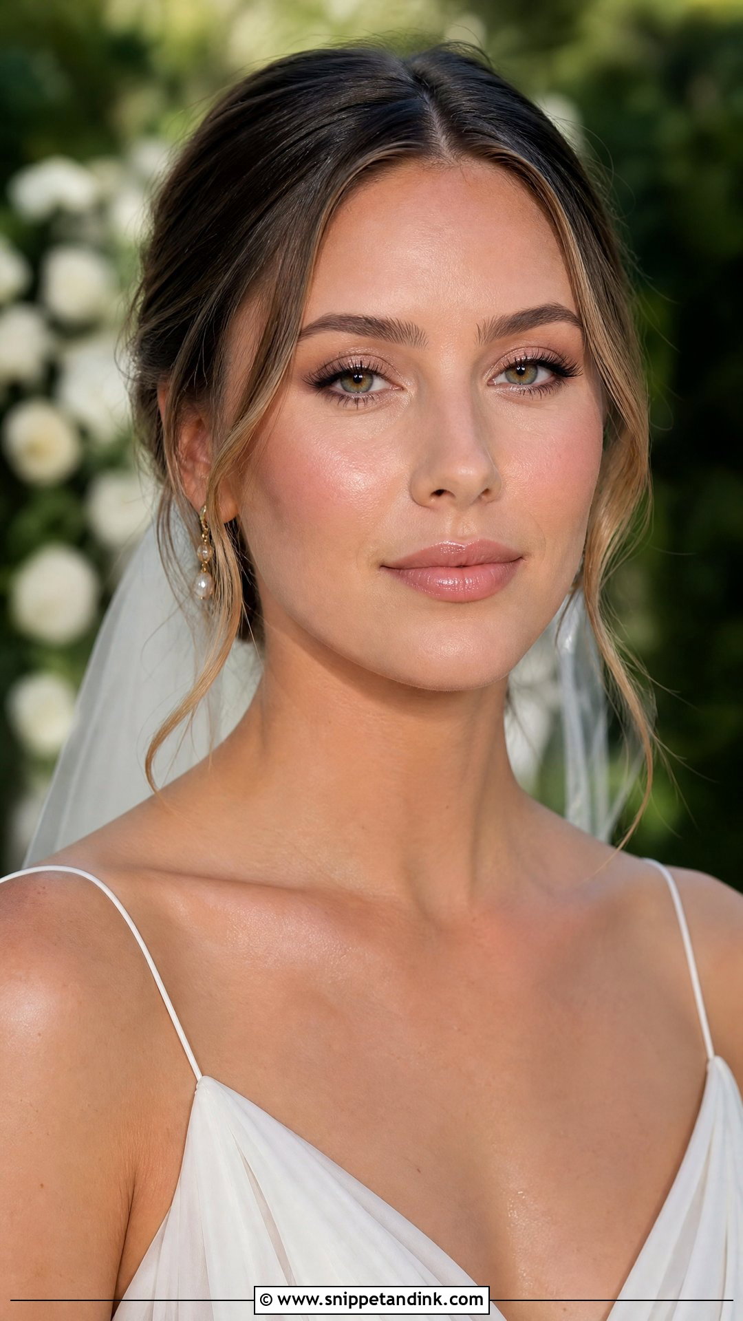 Dewy Airbrush Bridal Makeup - Snippet and Ink - 20 Airbrush Bridal Makeup Ideas