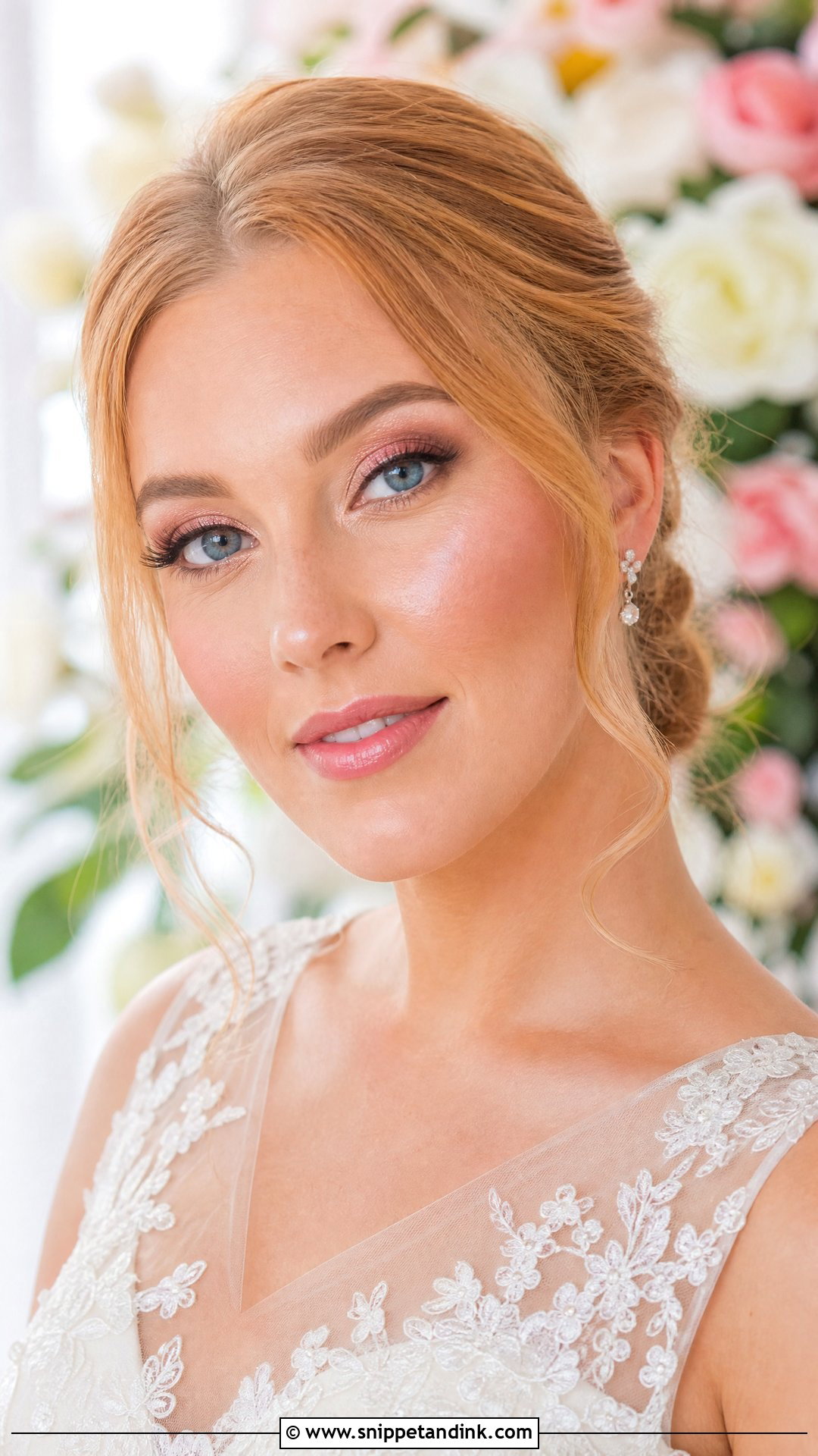 Dewy Airbrush Wedding Makeup - Snippet and Ink - 20 Airbrush Wedding Makeup Ideas
