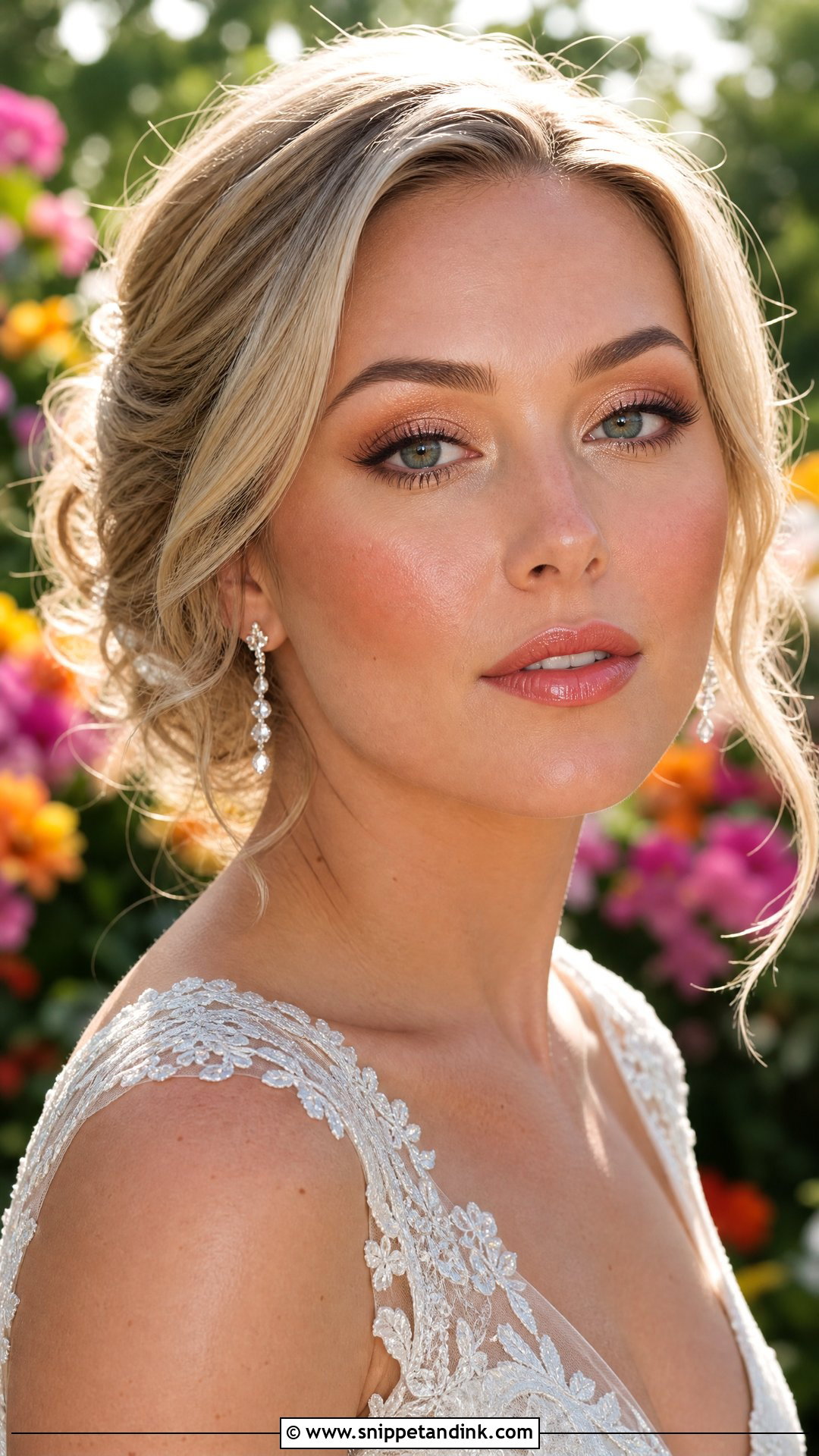 Dewy Bridal Makeup - Snippet and Ink - 20 Elegant Bridal Makeup Ideas