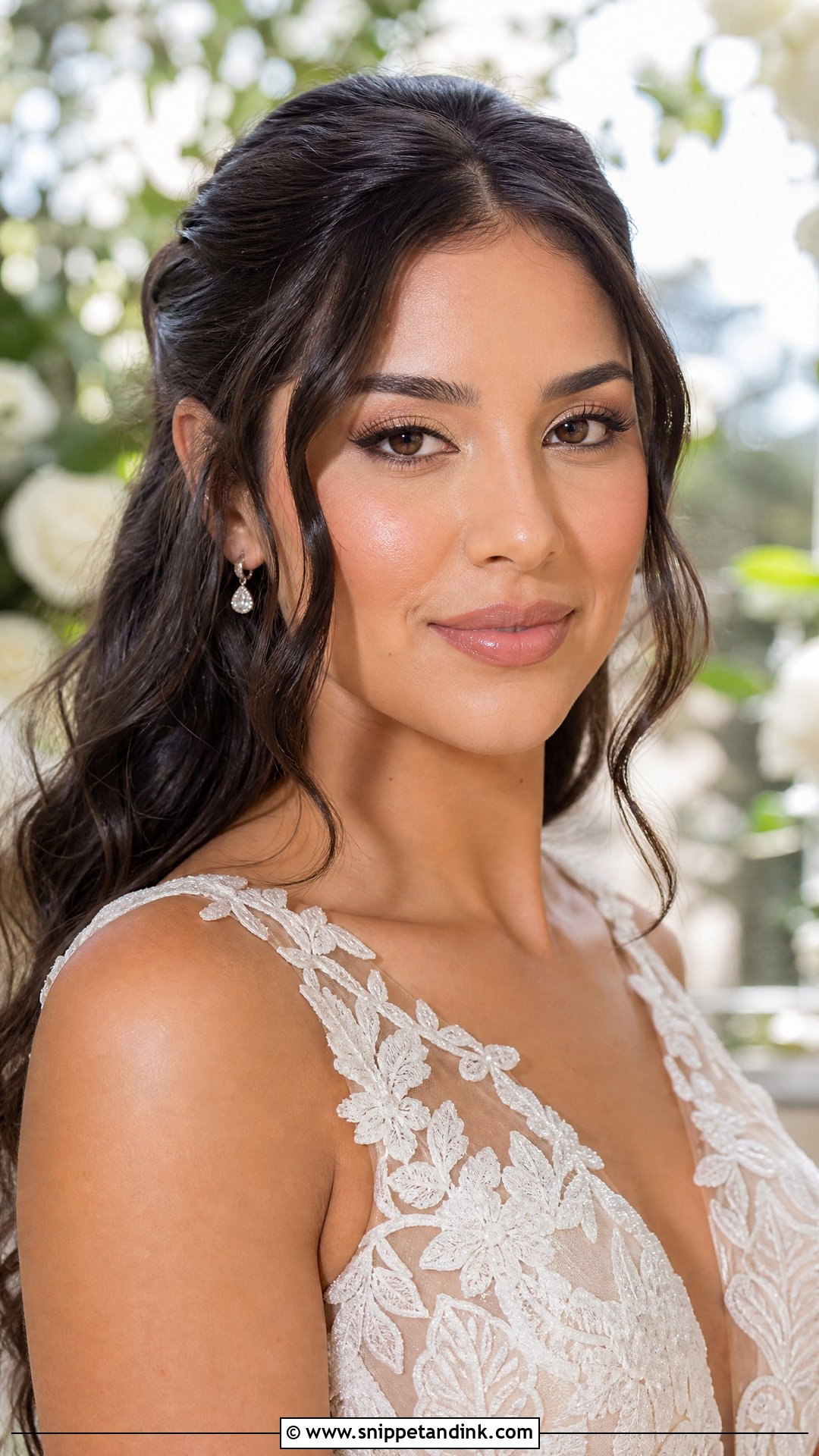Dewy Bridal Makeup - Snippet and Ink - 20 Makeup Looks for Wedding Bride