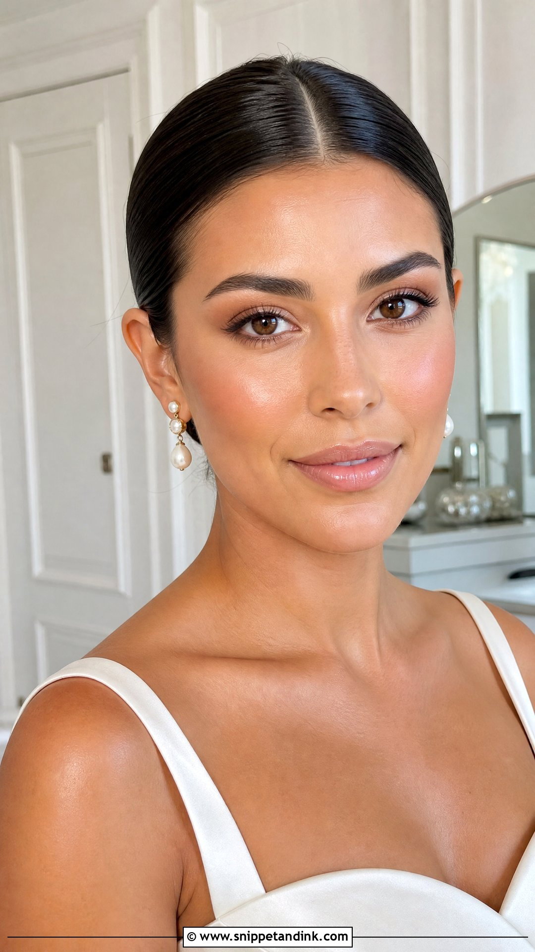 Dewy Bridal Makeup - Snippet and Ink - 20 Romantic Bridal Wedding Makeup Ideas