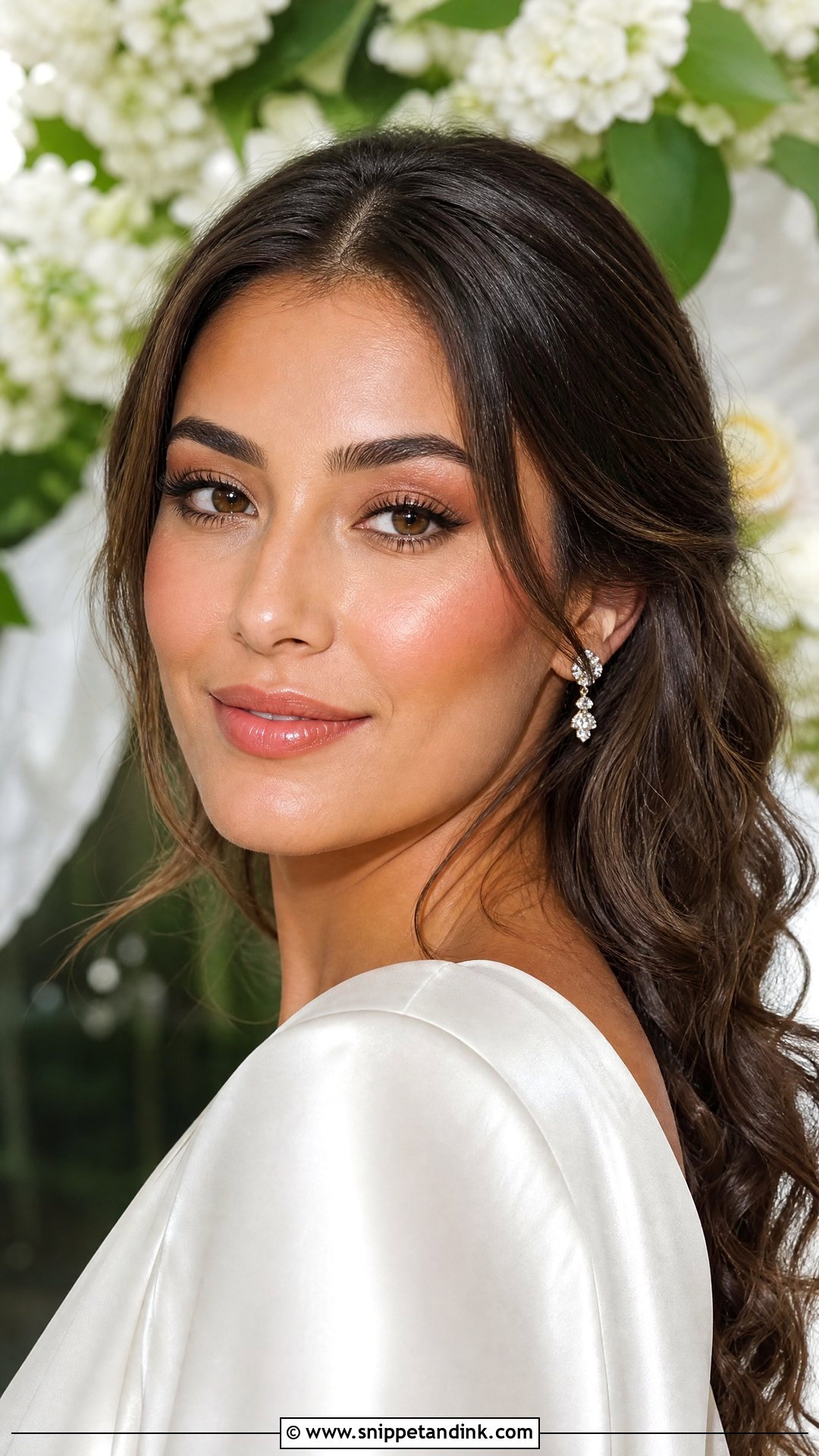 Dewy Bridal Makeup - Snippet and Ink - 20 Simple Bridal Makeup Look Ideas