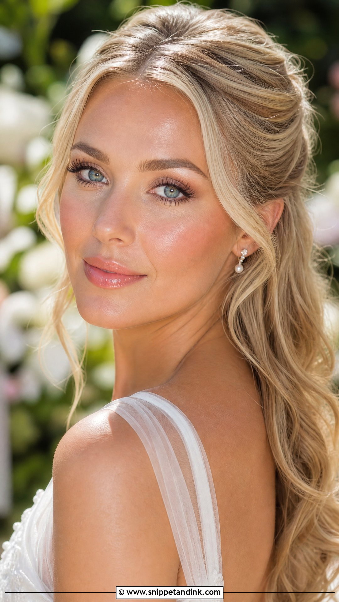 Dewy Bridal Makeup - Snippet and Ink - 20 Timeless Bridal Makeup Ideas
