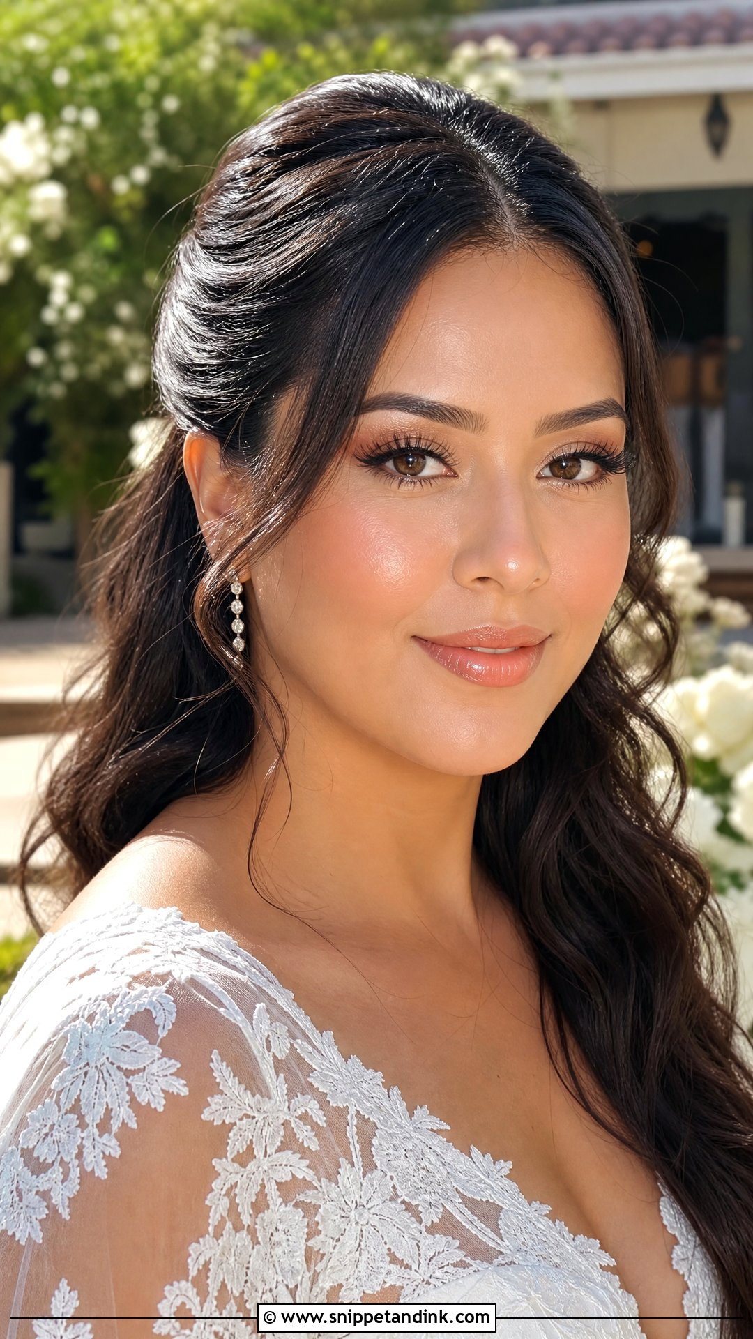 Dewy Bridal Makeup - Snippet and Ink - 20 Types of Bridal Makeup Ideas