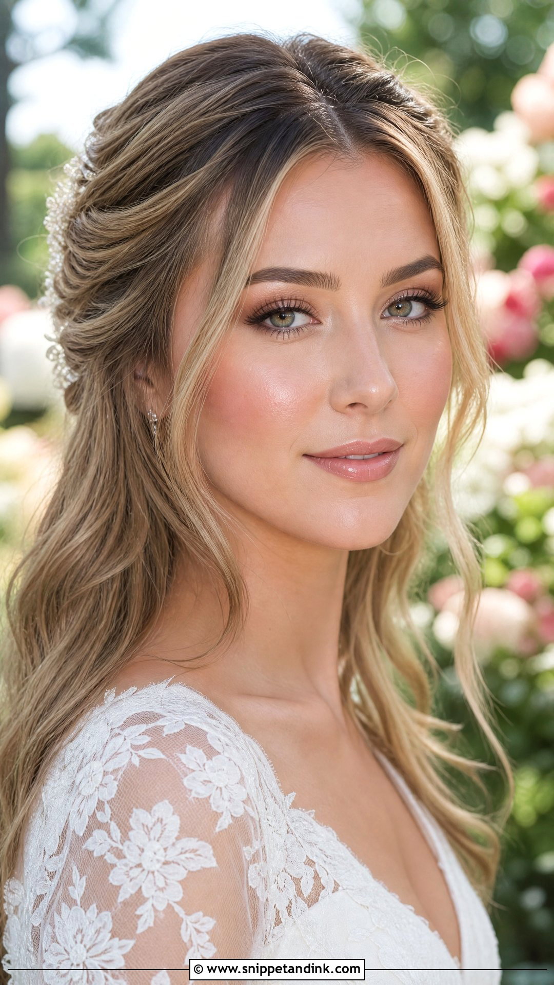 Dewy Bridal Makeup - Snippet and Ink - 20 Wedding Day Makeup for Bride Ideas