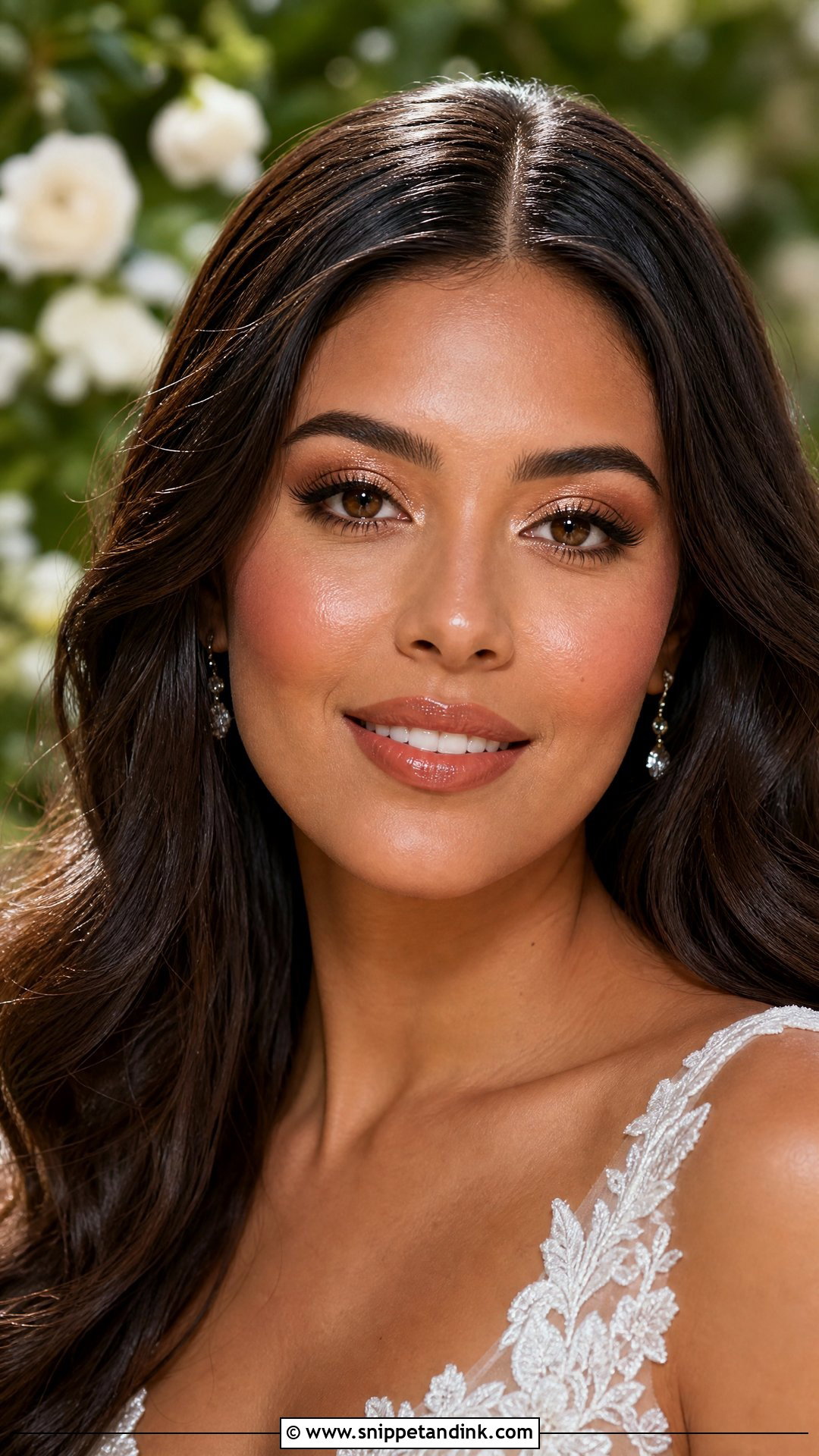 Dewy Bridal Makeup - Snippet and Ink - 25 Bridal Makeup Inspiration Ideas