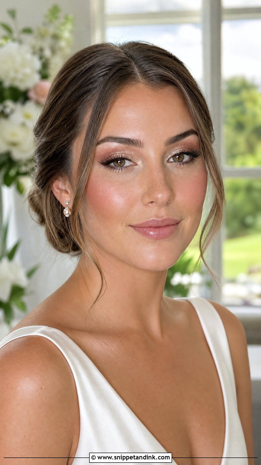 Dewy Bridal Makeup - Snippet and Ink - 25 Ethereal Bridal Makeup Ideas
