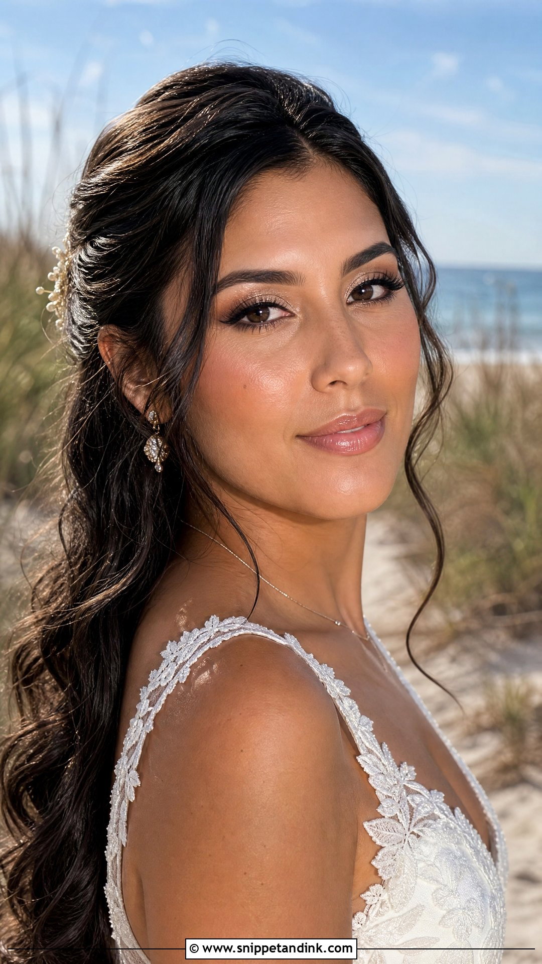 Dewy Bridal Makeup - Snippet and Ink - 25 Romantic Bridal Makeup Ideas