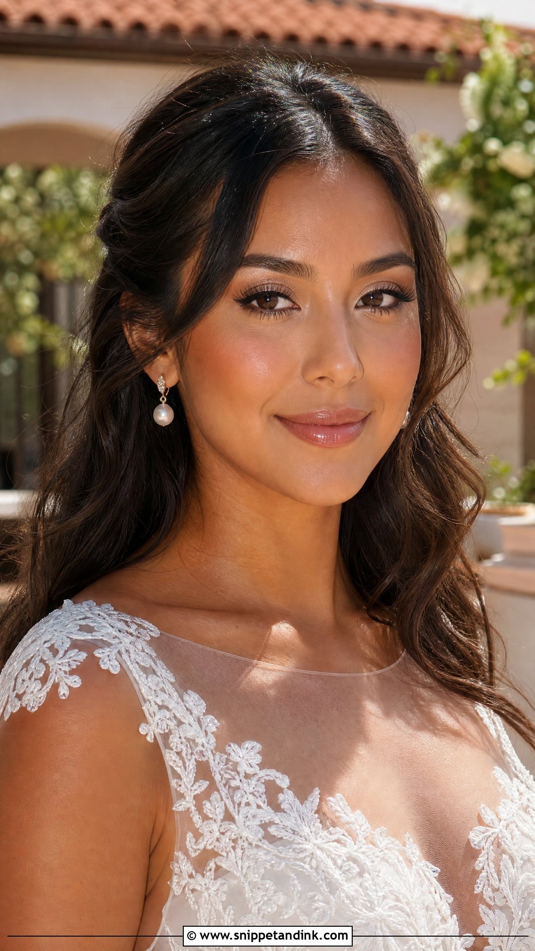 Dewy Bridal Makeup - Snippet and Ink - 25 Wedding Day Bridal Makeup Looks
