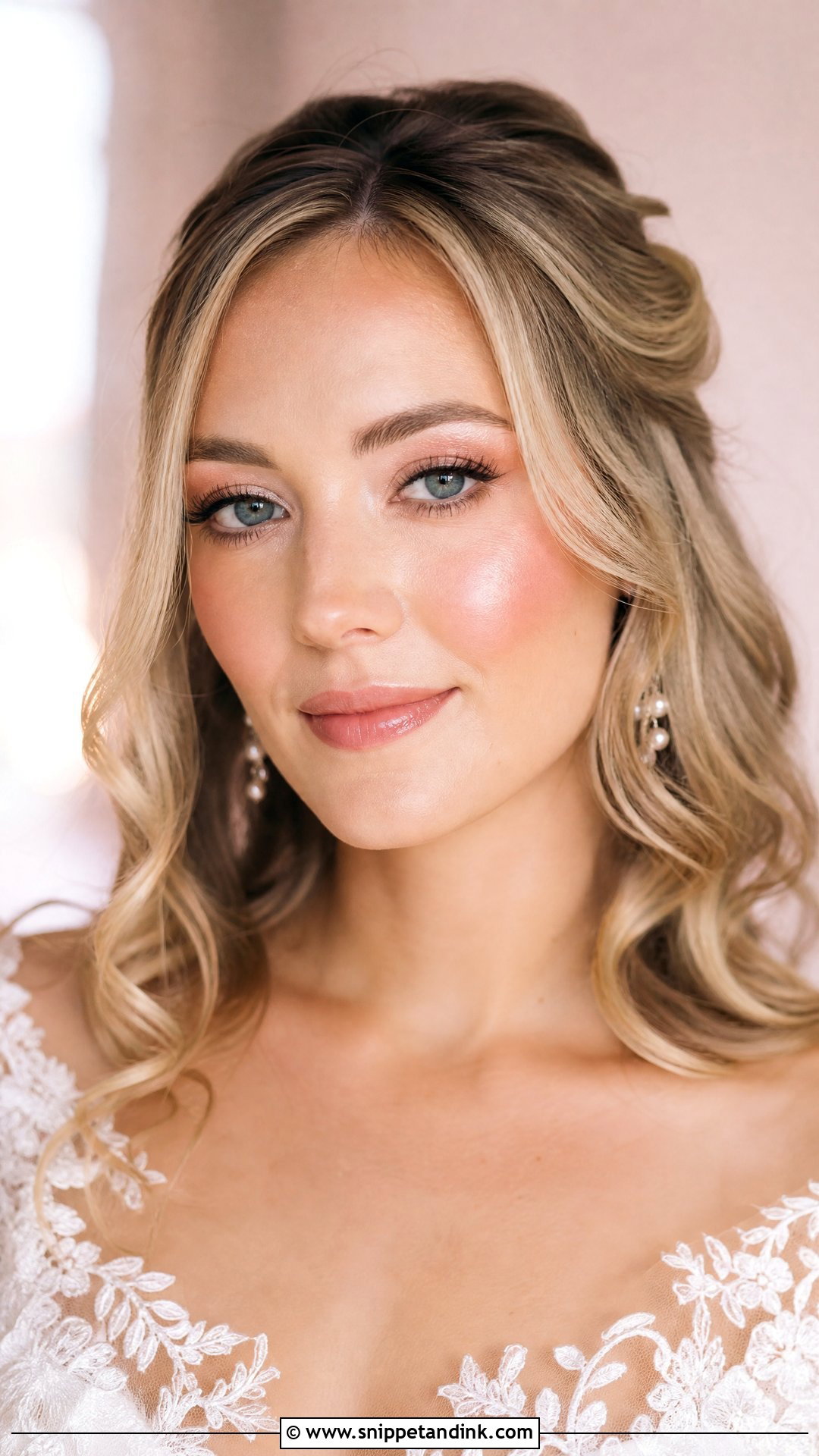 Dewy Bridal Makeup - Snippet and Ink - 30 Simple Bridal Makeup Ideas