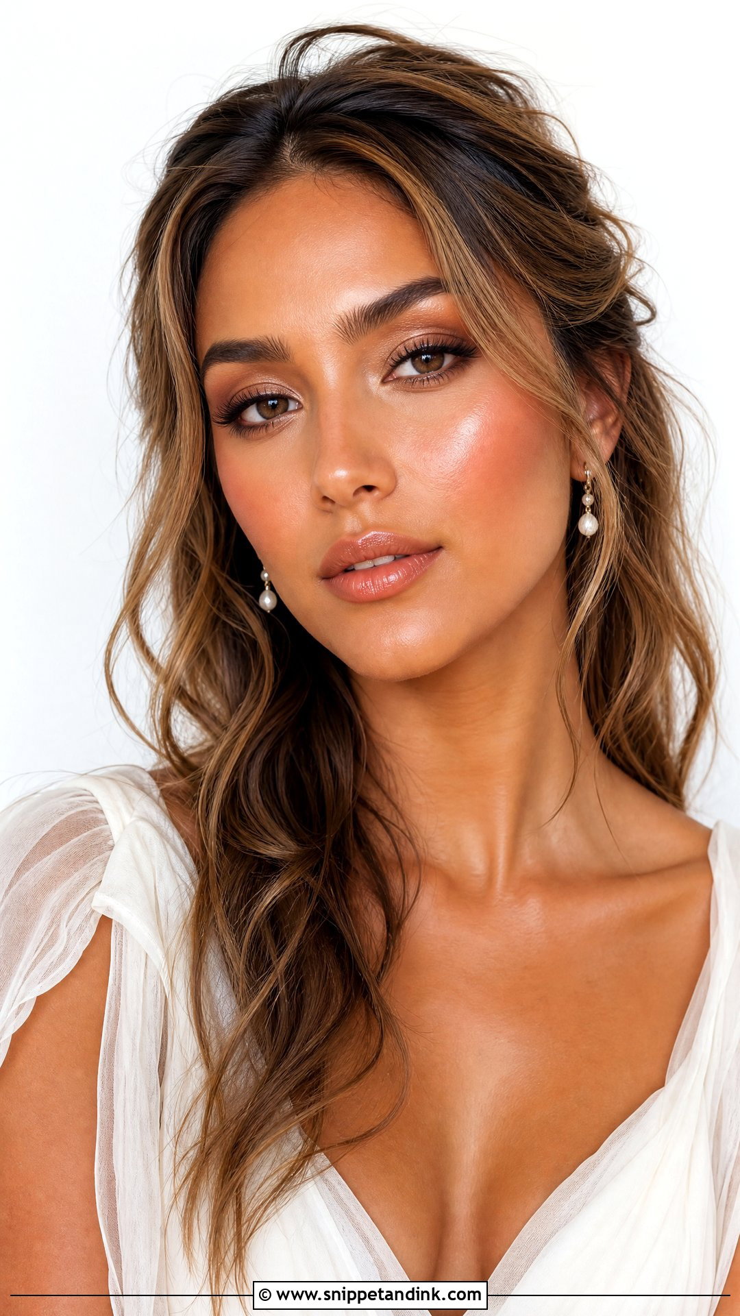 Dewy Bridal Makeup - Snippet and Ink - 35 Bridal Makeup Ideas
