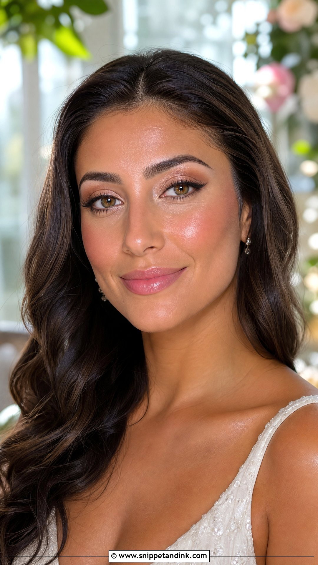 Dewy Bridal Makeup For Blue Eyes - Snippet and Ink - 20 Glowy Bridal Makeup for Blue Eyes