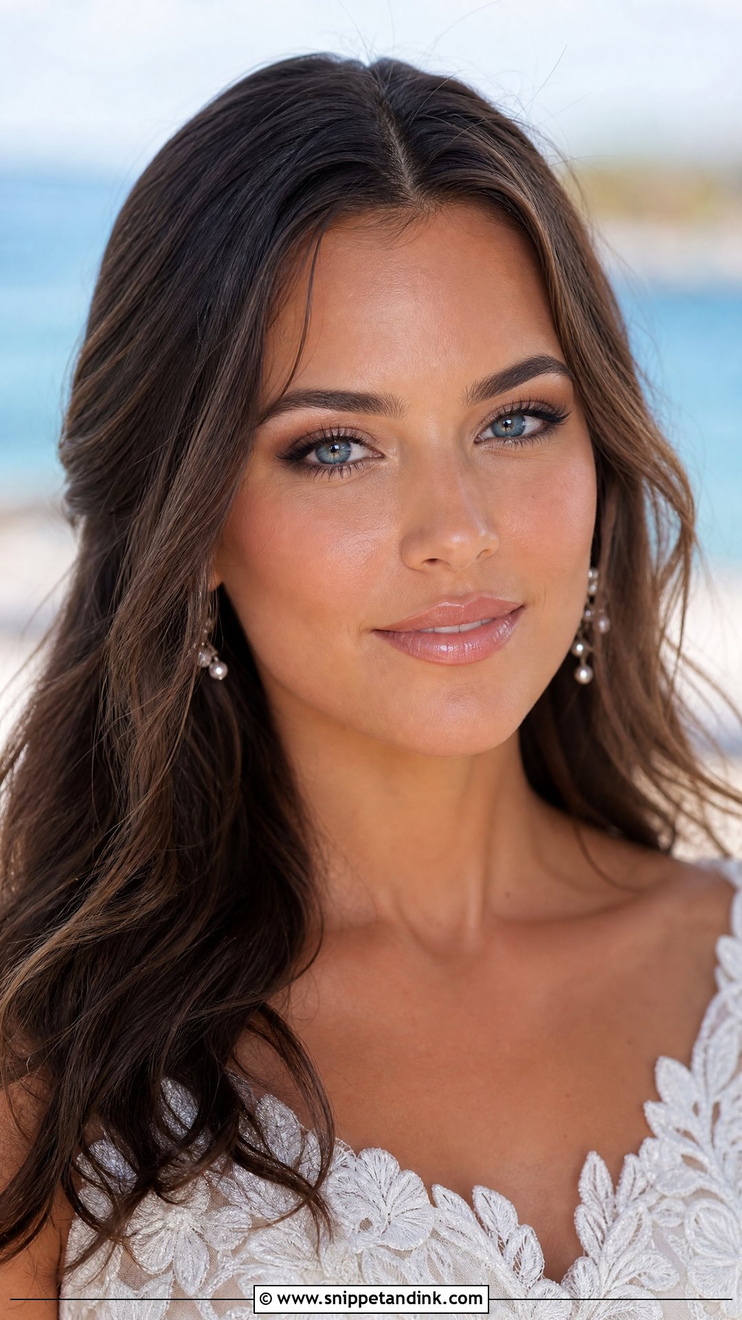 Dewy Bridal Makeup For Blue Eyes Brunette - Snippet and Ink - 25 Bridal Makeup for Blue Eyes Brunette
