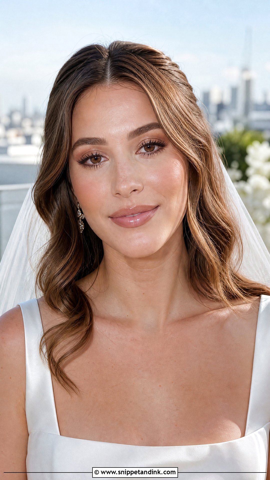 Dewy Bridal Makeup For Brown Eyes - Snippet and Ink - 30 Romantic Bridal Wedding Makeup for Brown Eyes