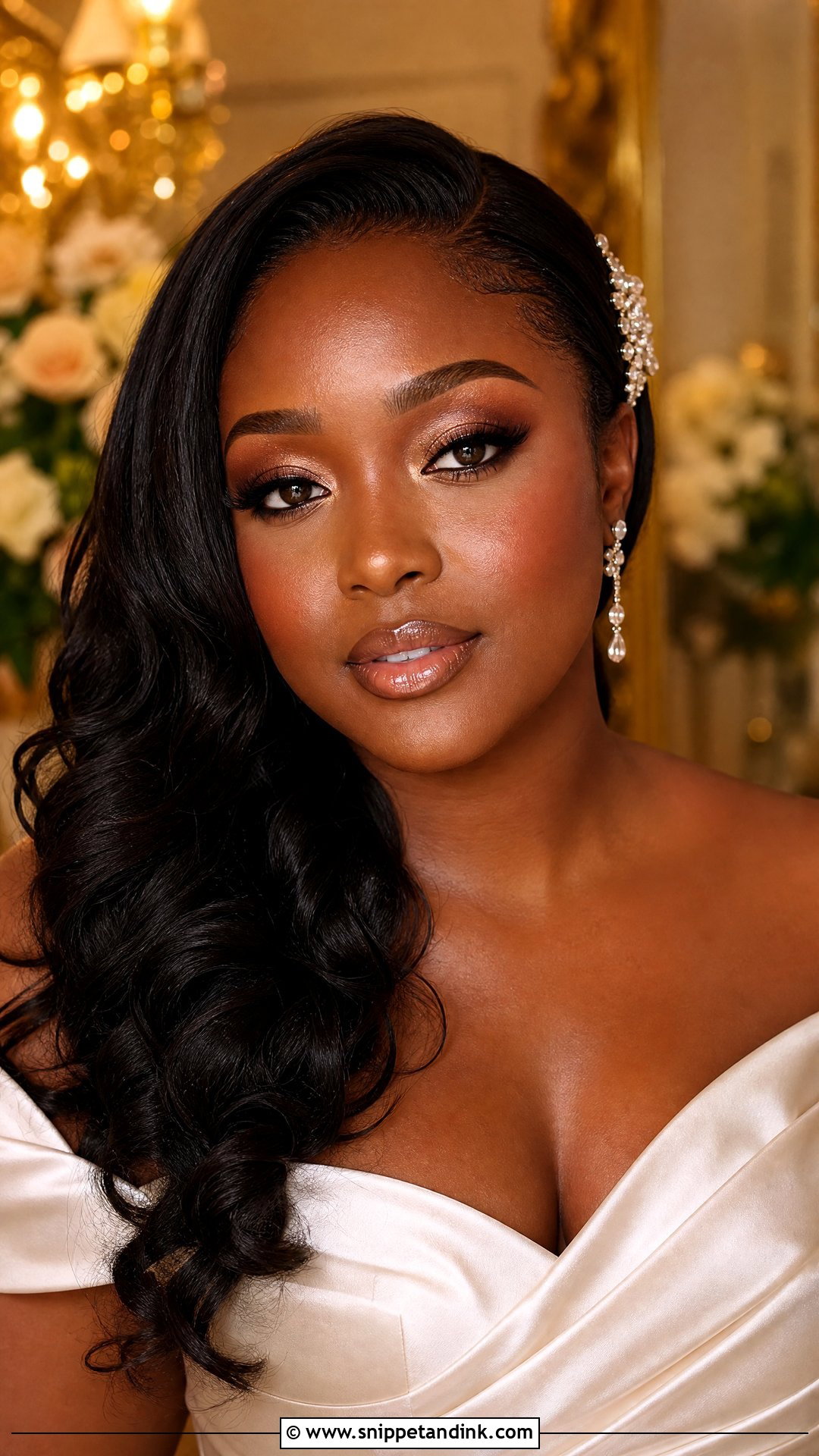 Dewy Bridal Makeup For Brown Skin - Snippet and Ink - 25 Bridal Makeup for Brown Skin Ideas