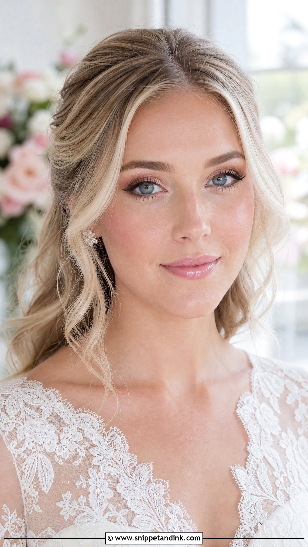 Dewy Bridal Makeup For Fair Skin - Snippet and Ink - 20 Bridal Makeup for Fair Skin Ideas