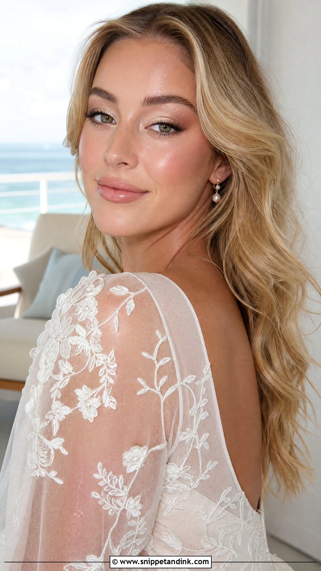 Dewy Bridal Makeup For Fair Skin - Snippet and Ink - 20 Bridal Makeup Fair Skin Ideas