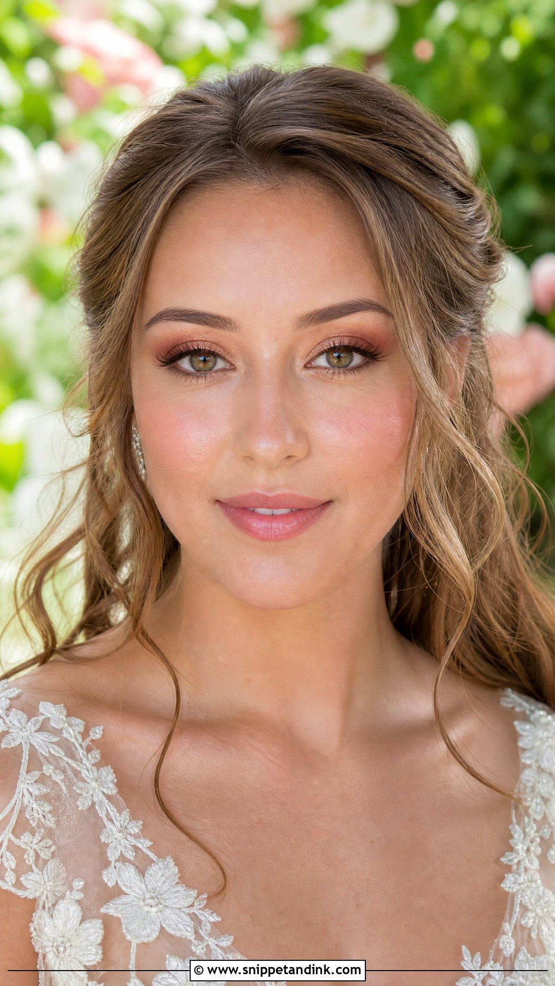 Dewy Bridal Makeup For Garden Wedding - Snippet and Ink - 25 Dewy Bridal Makeup Ideas