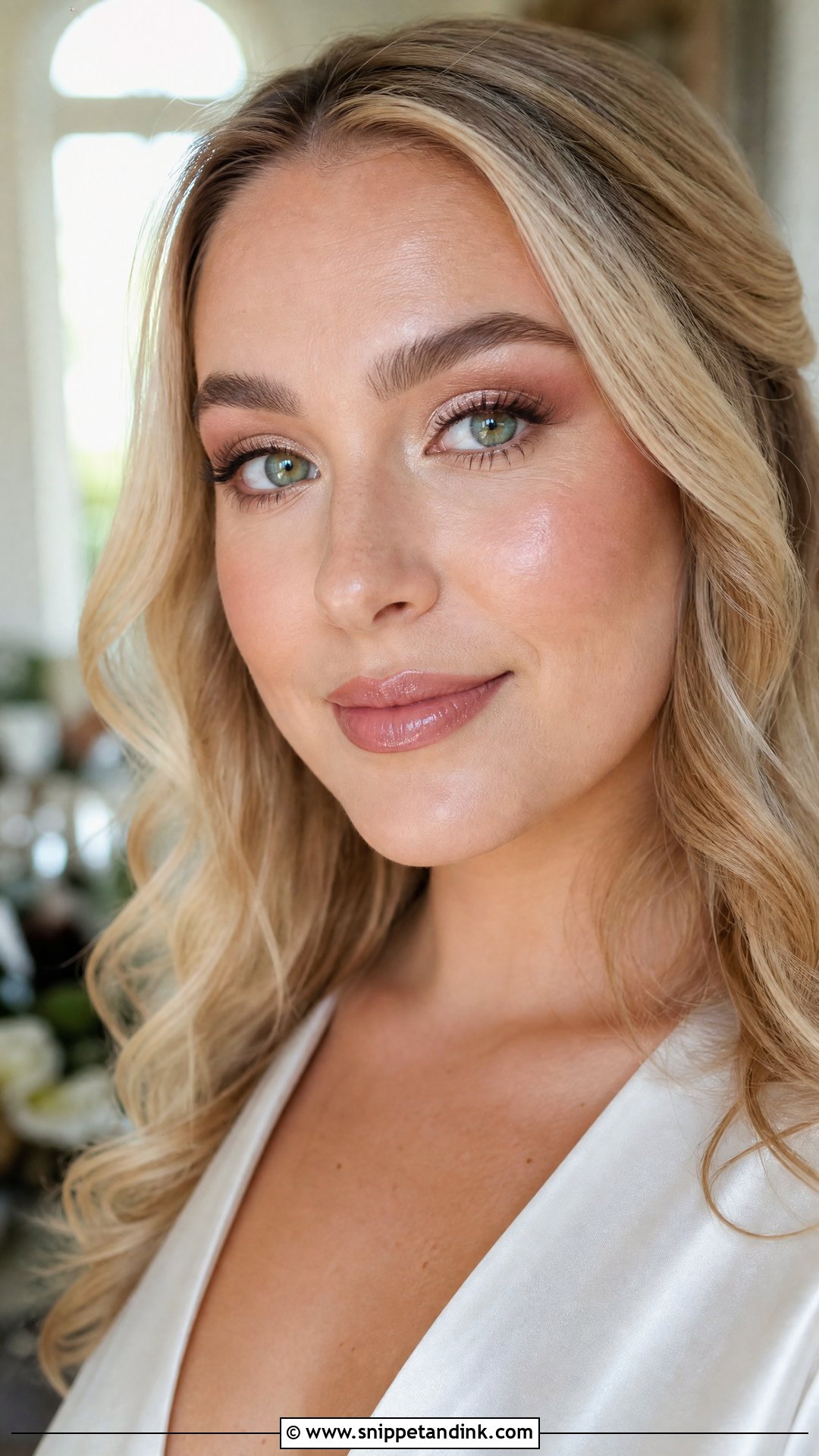 Dewy Bridal Makeup For Green Eyes - Snippet and Ink - 30 Bridal Makeup for Green Eyes