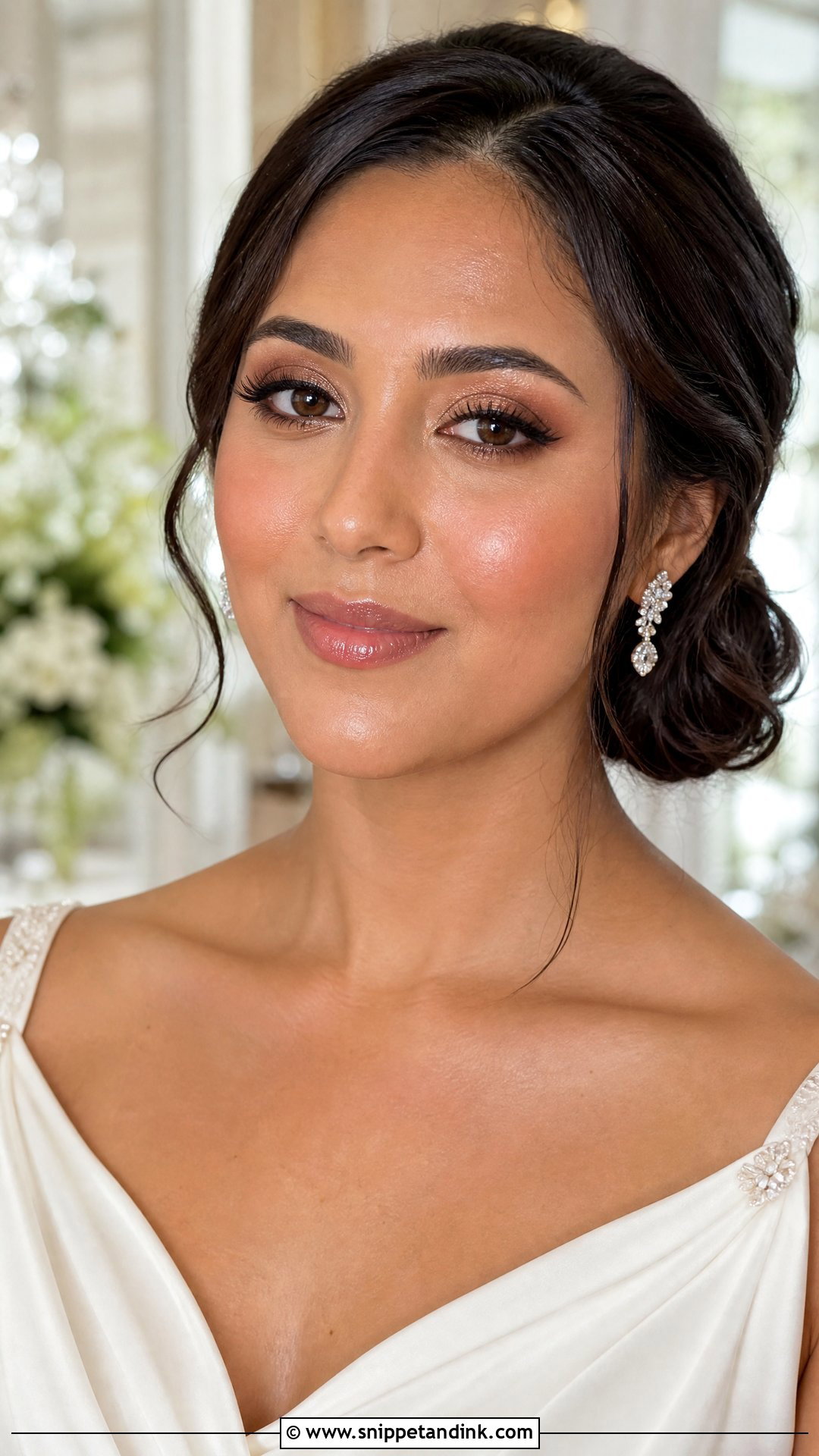 Dewy Bridal Makeup For Medium Skin - Snippet and Ink - 25 Dewy Bridal Makeup Ideas