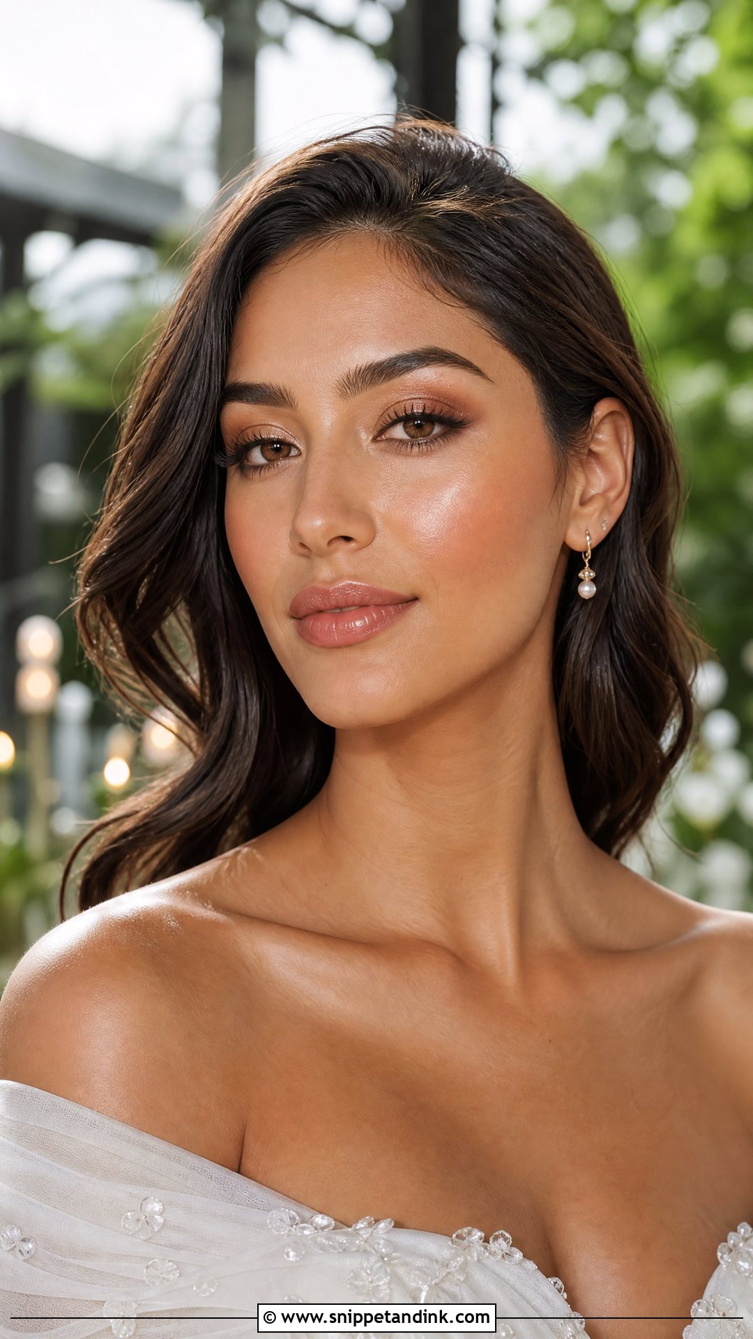 Dewy Bridal Makeup For Olive Skin - Snippet and Ink - 20 Wedding Makeup Olive Skin Ideas