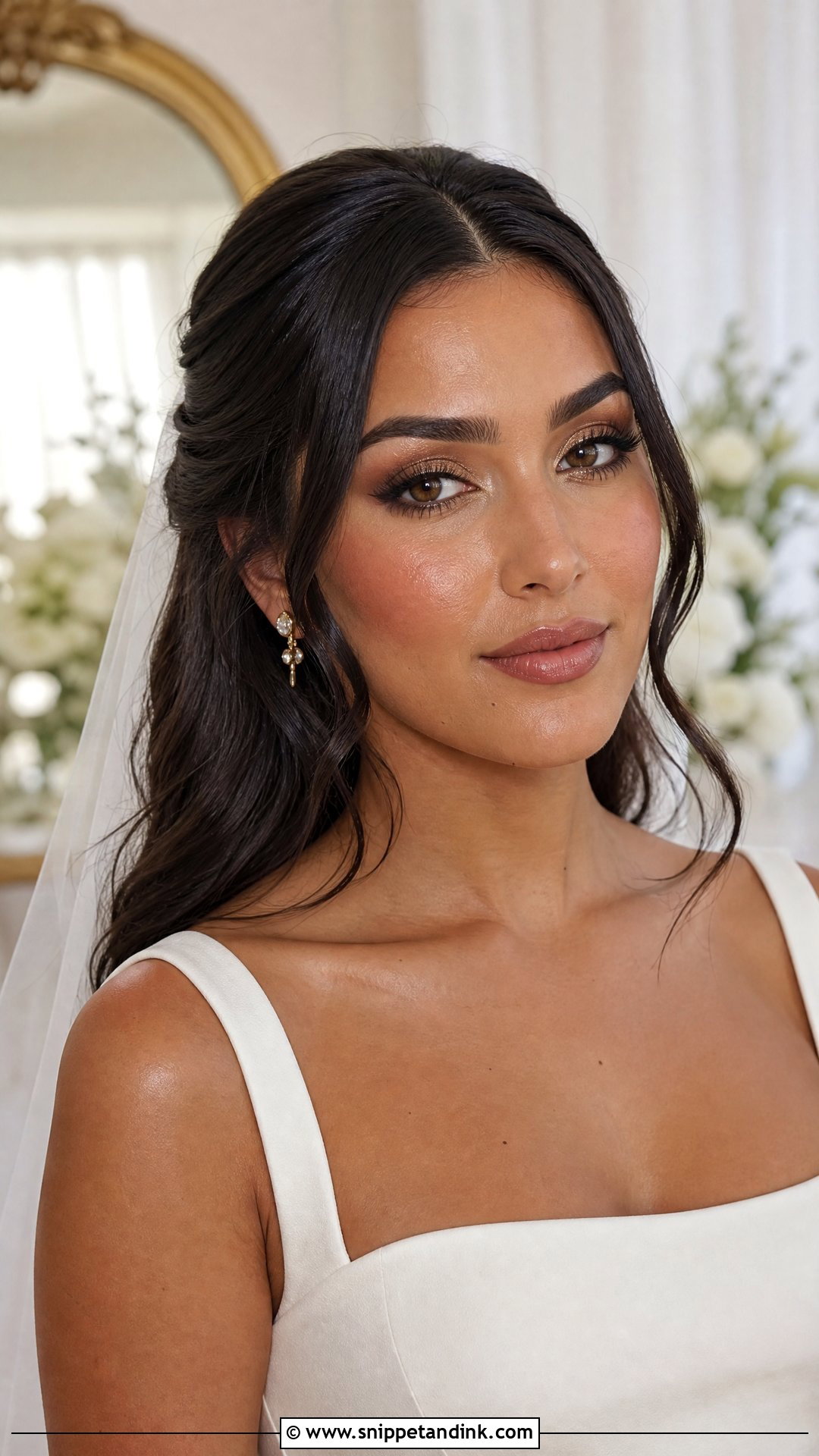 Dewy Bridal Makeup For Olive Skin - Snippet and Ink - 25 Dewy Bridal Makeup Ideas