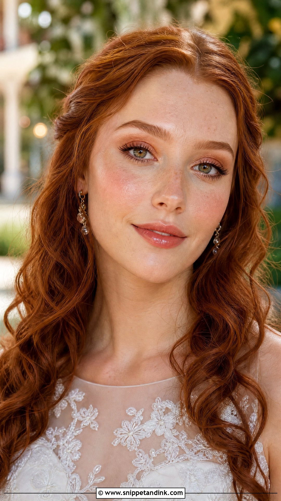 Dewy Bridal Makeup For Redheads - Snippet and Ink - 25 Bridal Makeup for Redheads