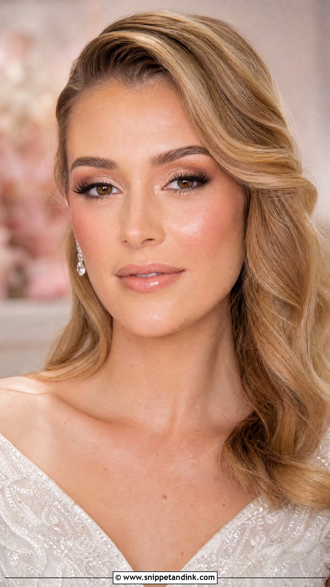 Dewy Bridal Makeup For Round Face - Snippet and Ink - 25 Bridal Makeup Round Face Ideas