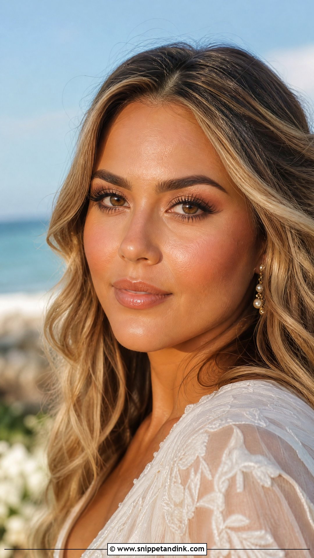Dewy Bridal Makeup For Tan Skin - Snippet and Ink - 20 Bridal Makeup Tan Skin Ideas