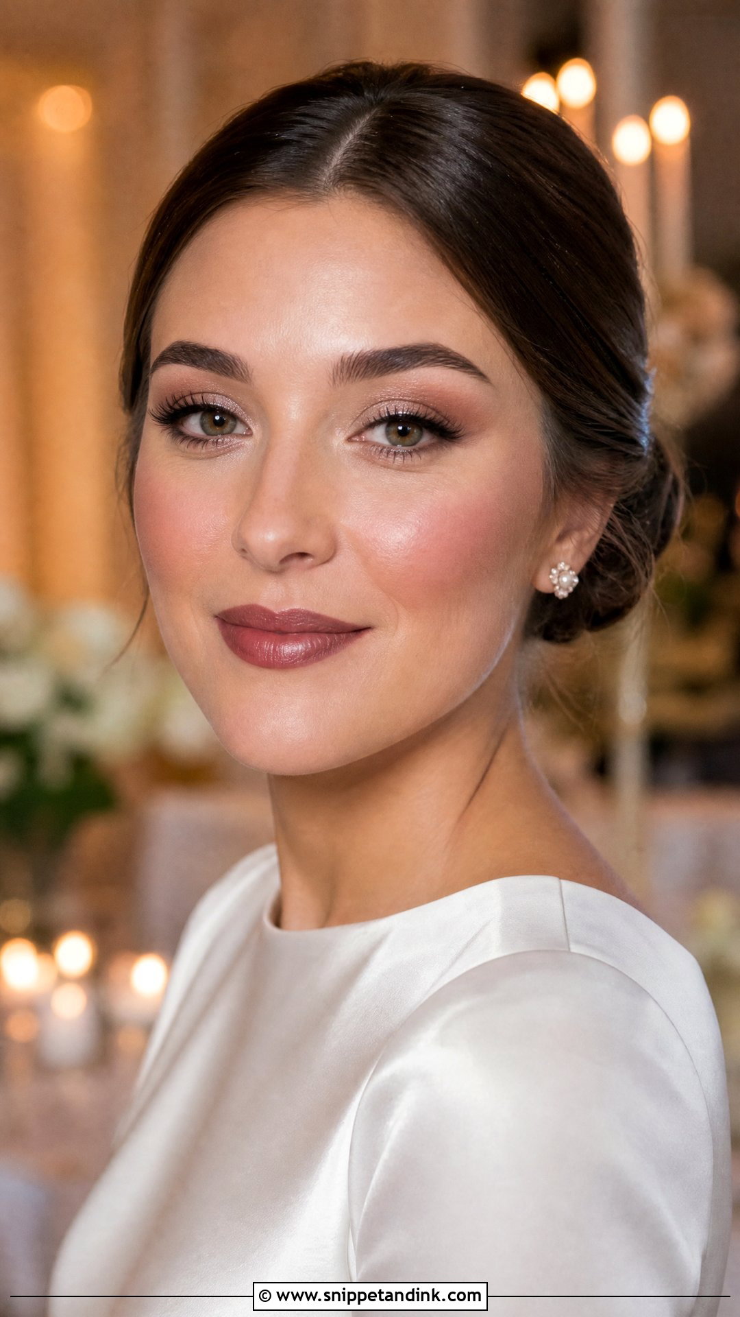 Dewy Bridal Makeup For Winter Wedding - Snippet and Ink - 25 Dewy Bridal Makeup Ideas