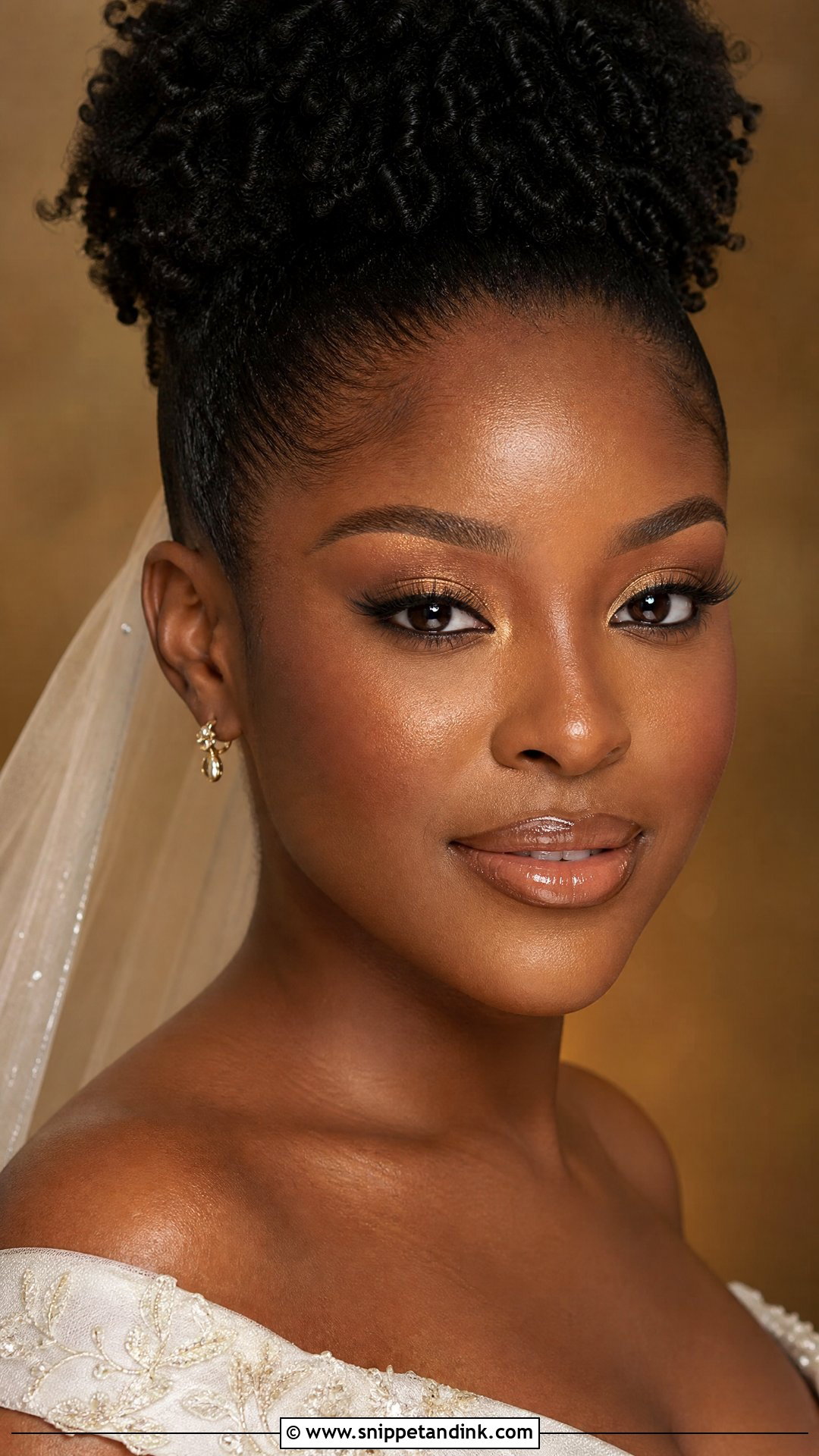 Dewy Bridal Makeup On Brown Skin - Snippet and Ink - 20 Bridal Makeup on Brown Skin Ideas