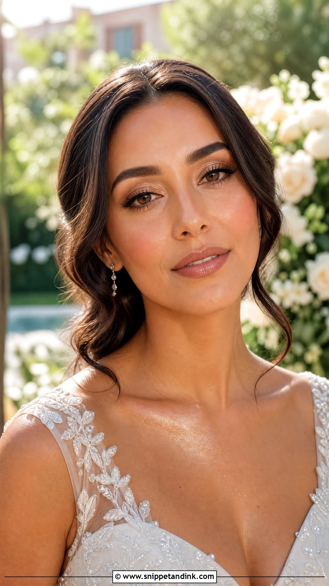 Dewy Bridal Wedding Makeup - Snippet and Ink - 20 Classic Wedding Makeup Ideas