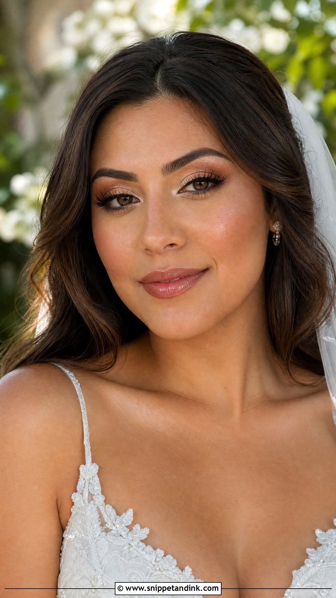 Dewy Bride Makeup For Blue Eyes Brunette - Snippet and Ink - 20 Bride Makeup for Blue Eyes Brunette