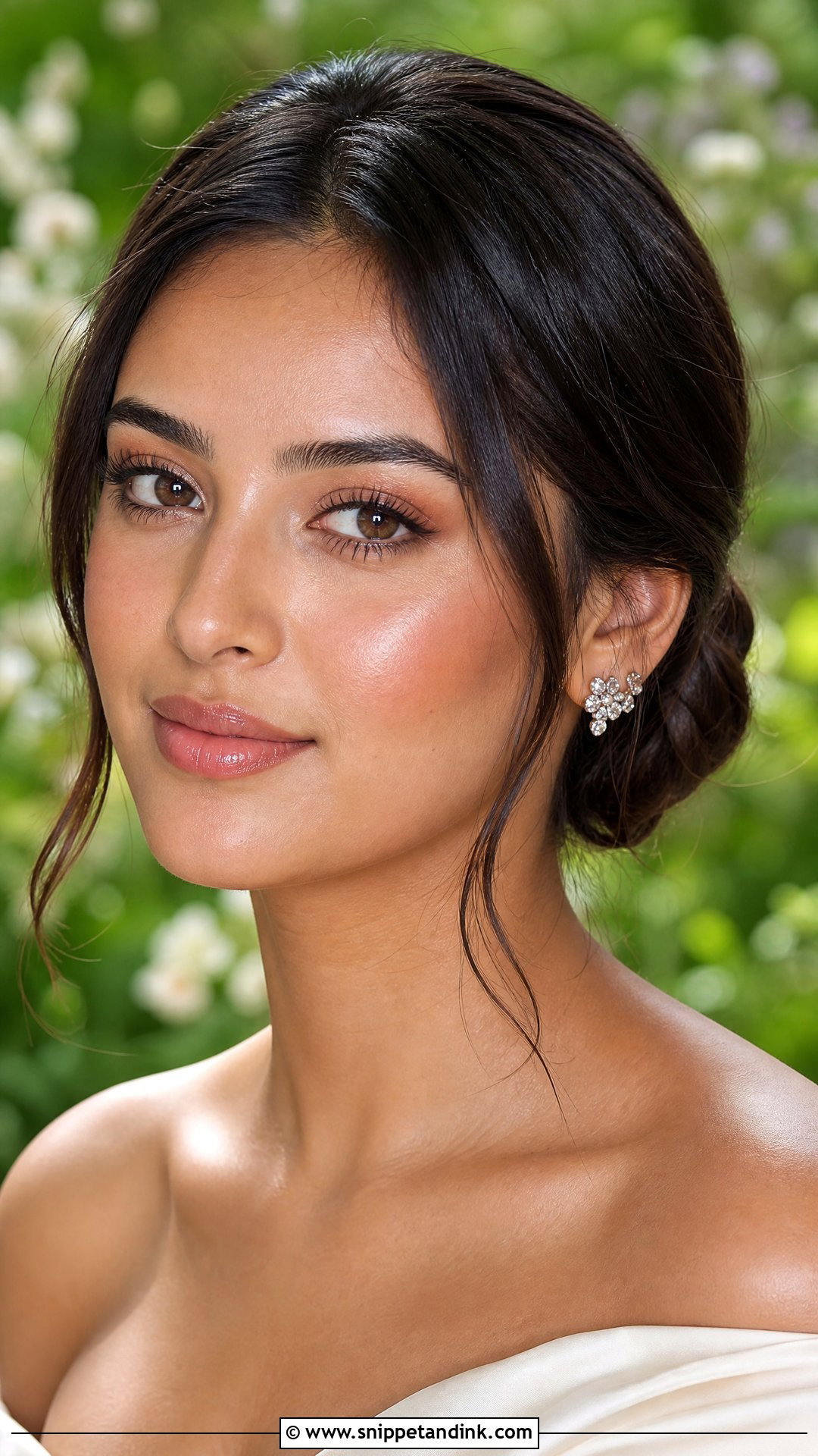 Dewy Engagement Makeup - Snippet and Ink - 30 Engagement Makeup Ideas