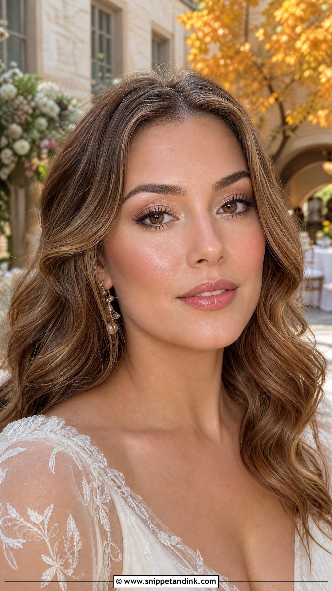 Dewy Fall Bridal Makeup - Snippet and Ink - 20 Fall Bridal Makeup Ideas