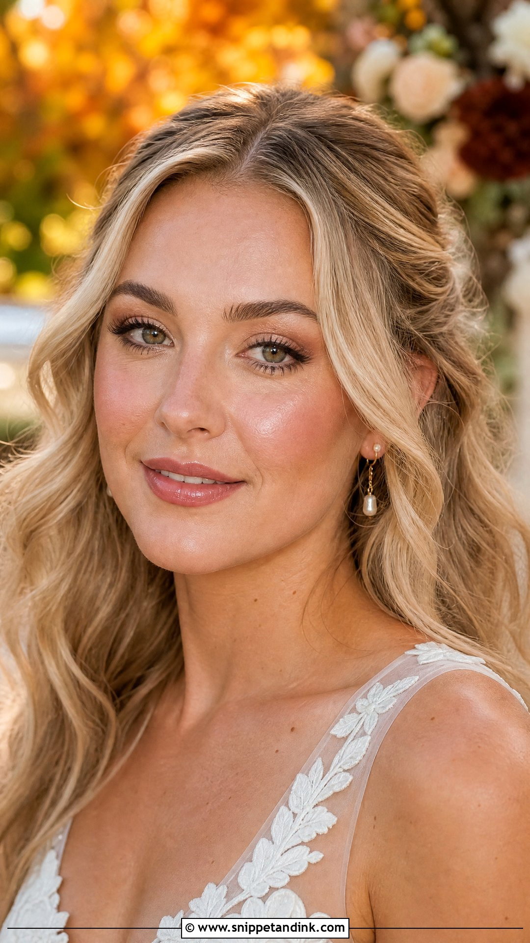 Dewy Fall Wedding Makeup - Snippet and Ink - 30 Fall Wedding Makeup Ideas