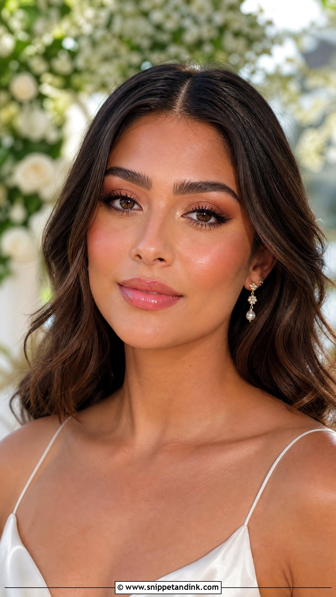 Dewy Full Glam Bridal Makeup Brown Eyes - Snippet and Ink - 20 Bridal Makeup Full Glam Brown Eyes