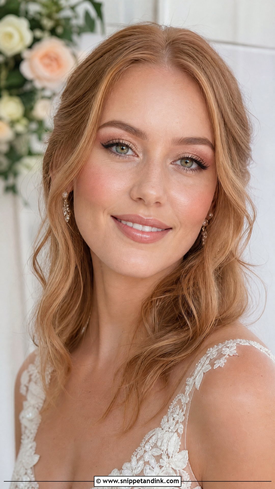 Dewy Glam Bridal Makeup - Snippet and Ink - 20 Glam Bridal Makeup Looks