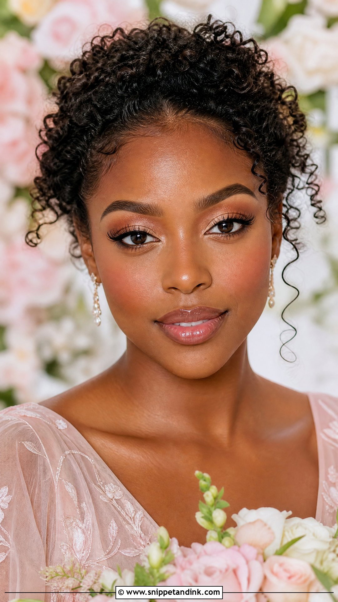 Dewy Glam Wedding Makeup - Snippet and Ink - 20 Glam Makeup Looks Wedding