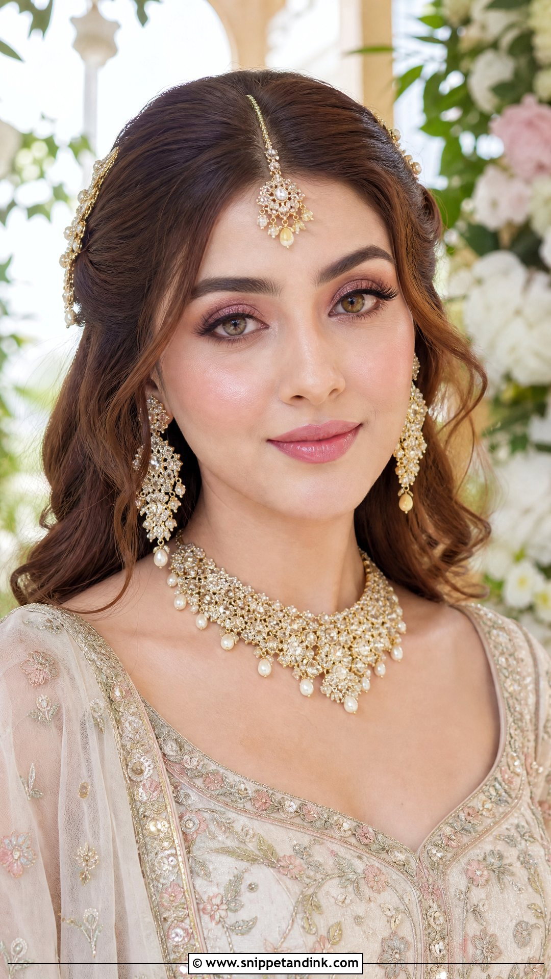 Dewy Hindu Wedding Makeup - Snippet and Ink - 20 Hindu Wedding Makeup Ideas