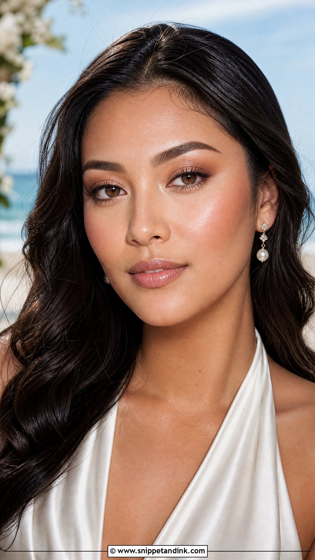 Dewy Hooded Eye Bridal Makeup - Snippet and Ink - 20 Hooded Eye Wedding Makeup Ideas