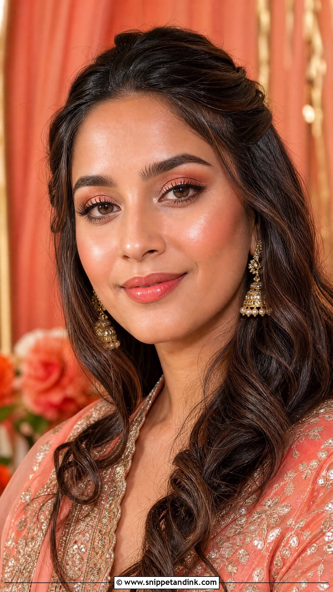 Dewy Indian Bridal Makeup - Snippet and Ink - 25 Indian Wedding Bridal Makeup Ideas