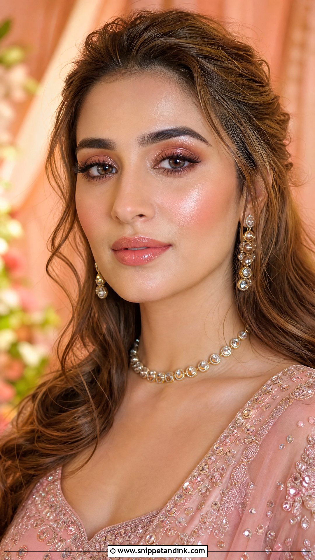 Dewy Indian Bridal Makeup - Snippet and Ink - 20 Indian Wedding Bride Makeup Looks