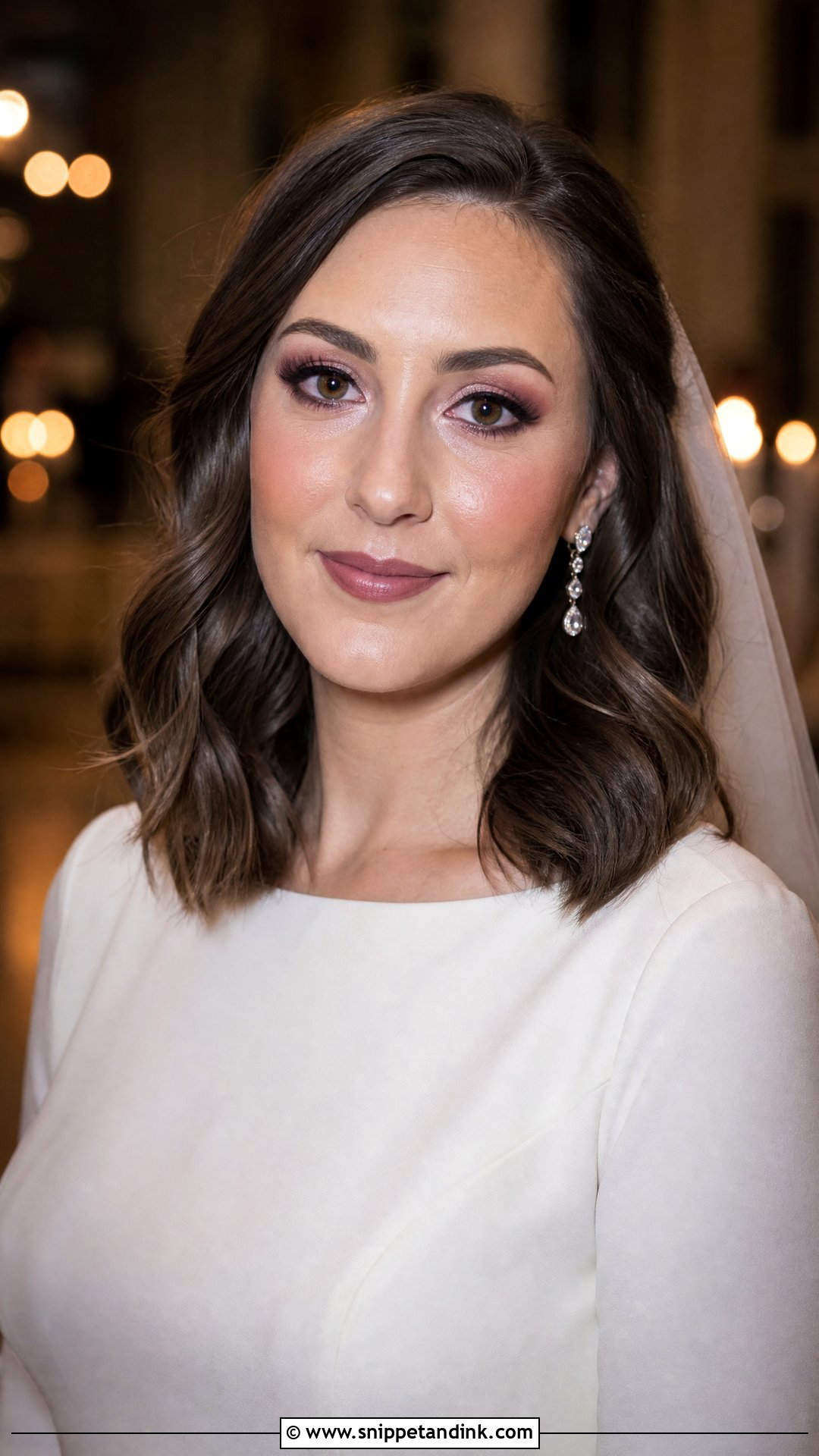 Dewy Mauve Wedding Makeup - Snippet and Ink - 20 Dewy Wedding Makeup Ideas