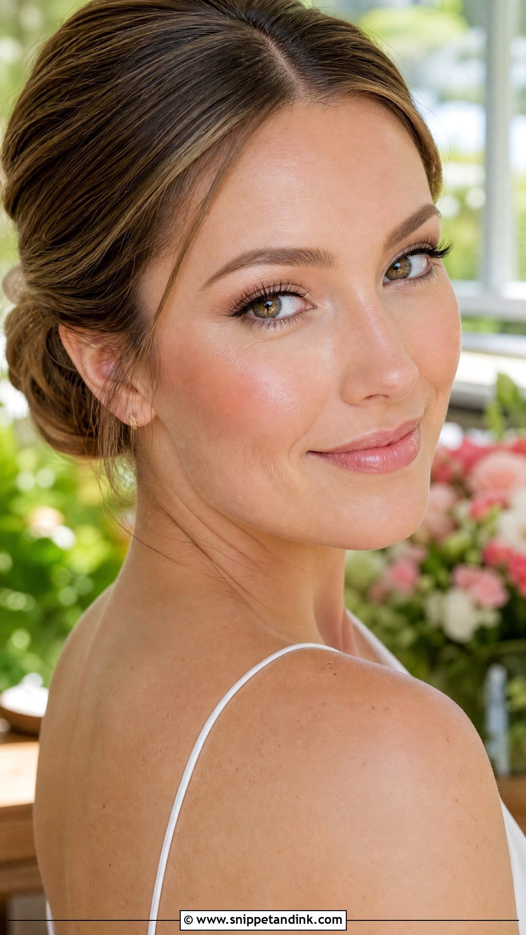 Dewy Minimal Bridal Makeup - Snippet and Ink - 25 Minimal Bridal Makeup Ideas