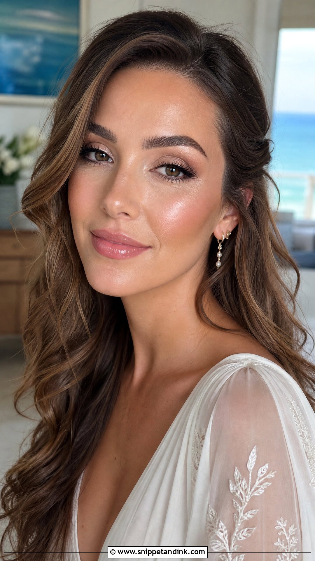 Dewy Natural Bridal Makeup - Snippet and Ink - 20 Soft Natural Bridal Makeup Ideas