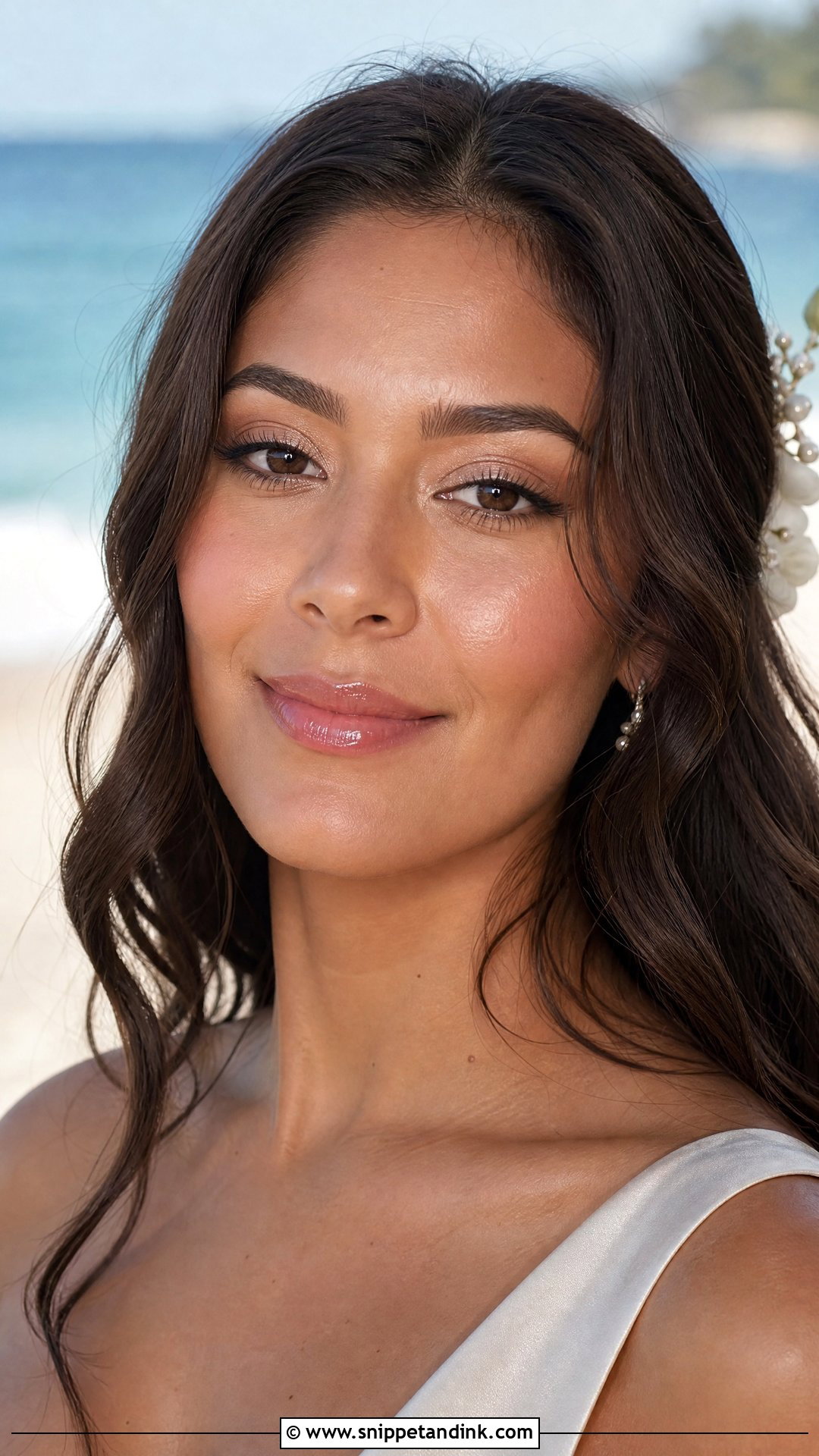 Dewy Natural Wedding Makeup - Snippet and Ink - 20 Natural Makeup Look for Wedding Ideas