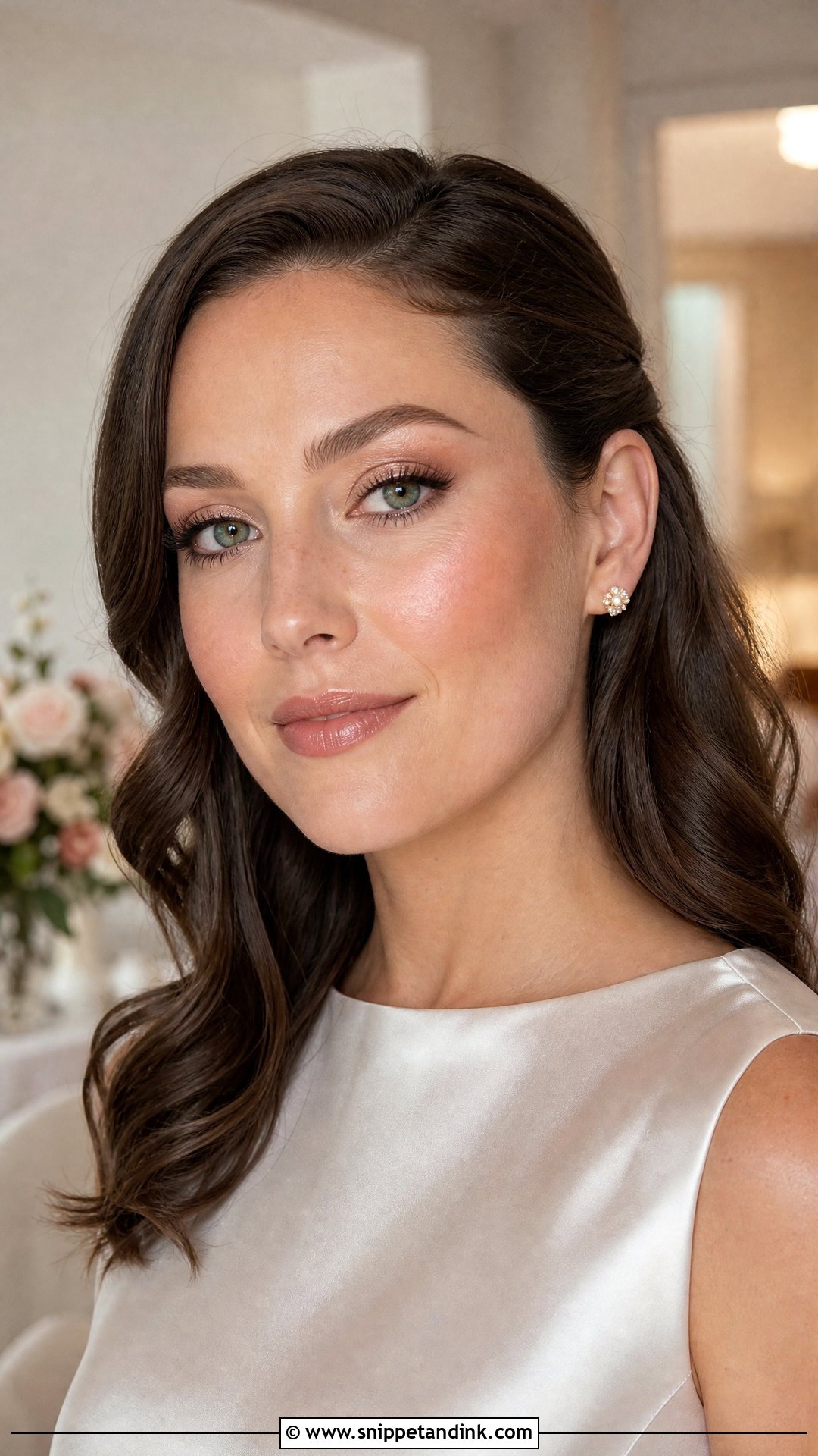 Dewy Natural Wedding Makeup For Green Eyes Brunette - Snippet and Ink - 20 Natural Wedding Makeup for Green Eyes Brunette